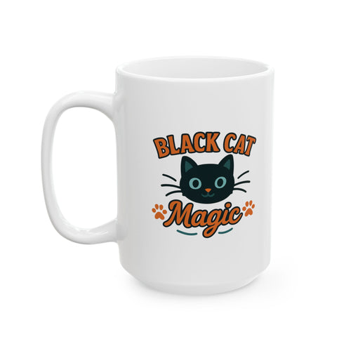 Black Cat Owner Blessed And Obsessed Coffee Mug | Funny Cat Gift | Ceramic Mug