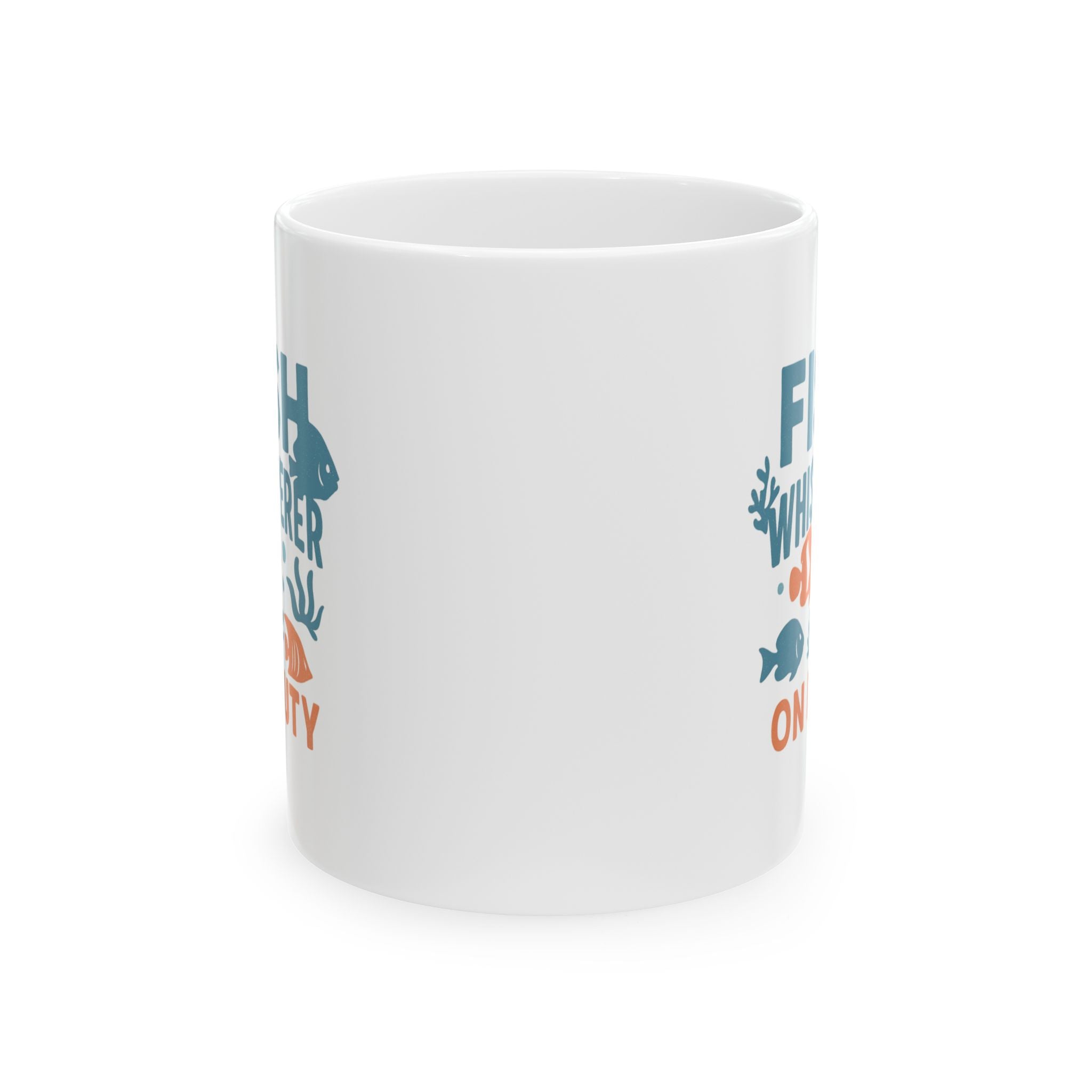 Aquarium Keeper Fish Whisperer On Duty Coffee Mug | Aquarium Lover Gift | Ceramic Mug