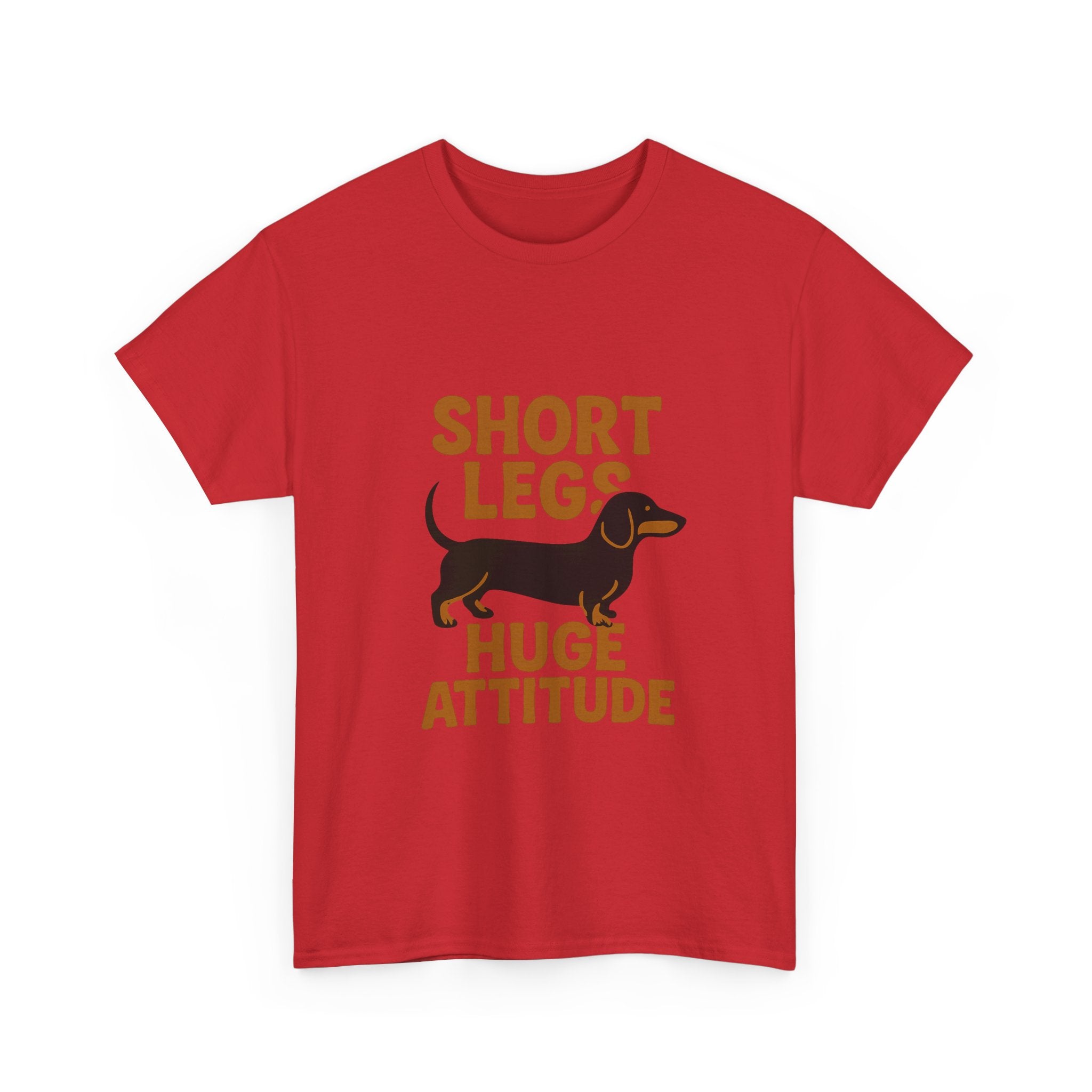 Dachshund Mom Short Legs Huge Attitude T-Shirt | Gift for Mom | Graphic Tee
