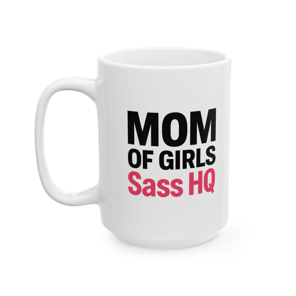 Mom Of Girls Drama And Magic Coffee Mug | Girl Mom Gift | Ceramic Mug