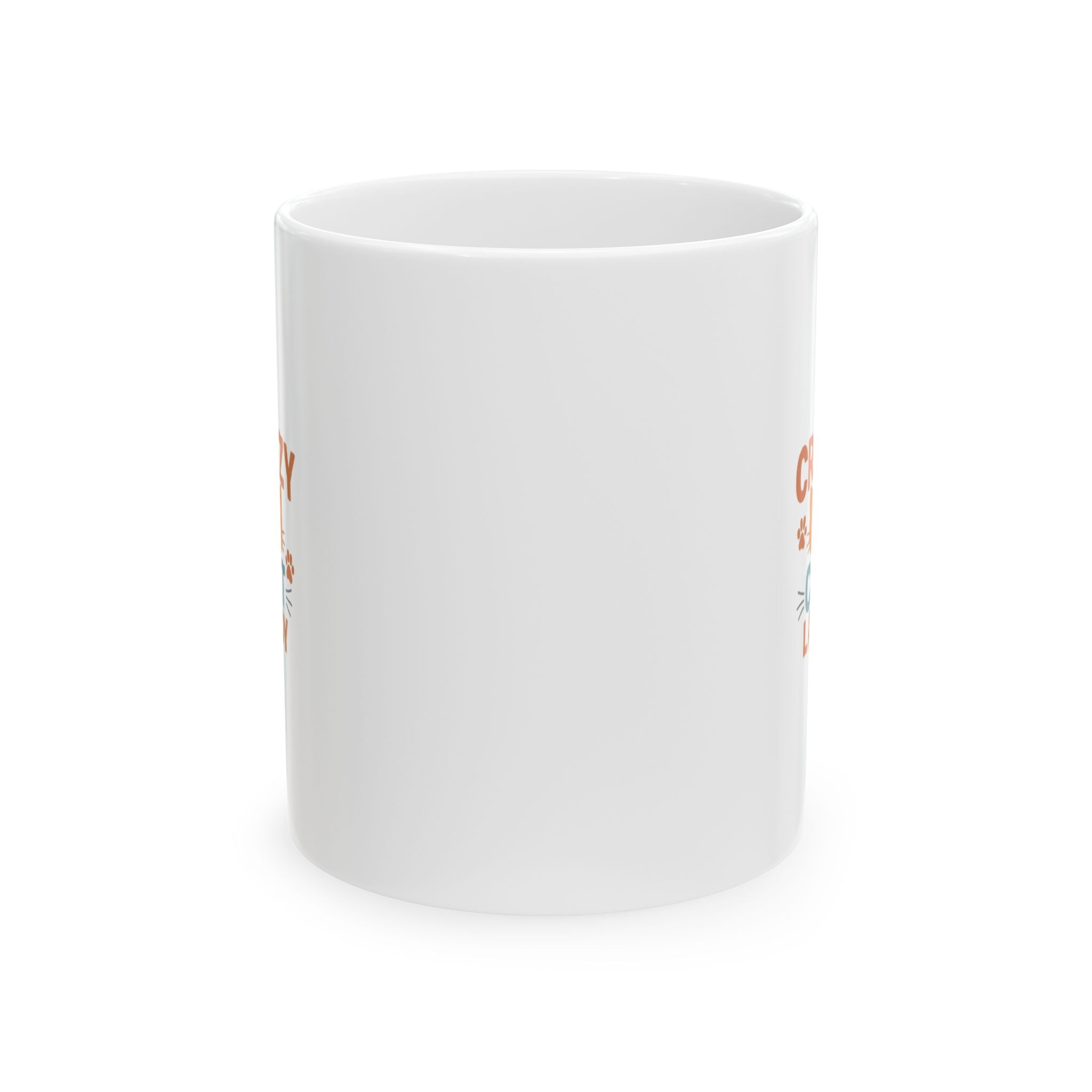 Certified Crazy Cat Lady Coffee Mug | Funny Gift for Her | Ceramic Mug