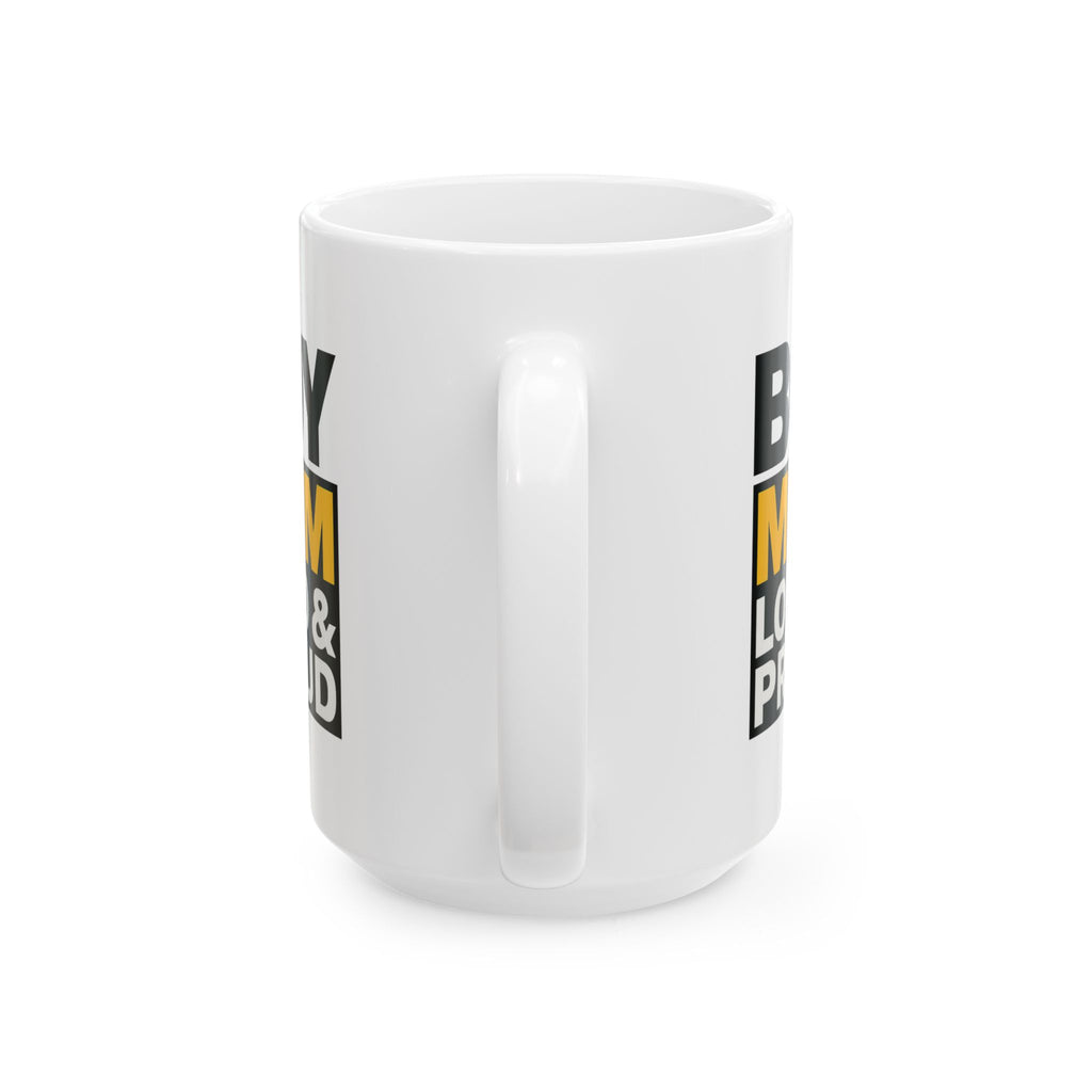 Boy Mom Energy Level Chaos Coffee Mug | Funny Mom Gift | Ceramic Mug