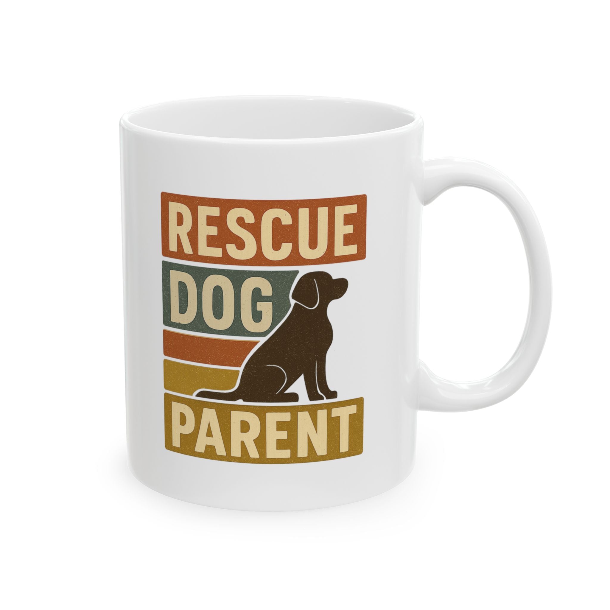 Rescue Dogs Have The Best Personalities Coffee Mug | Adoption Gift | Ceramic Mug