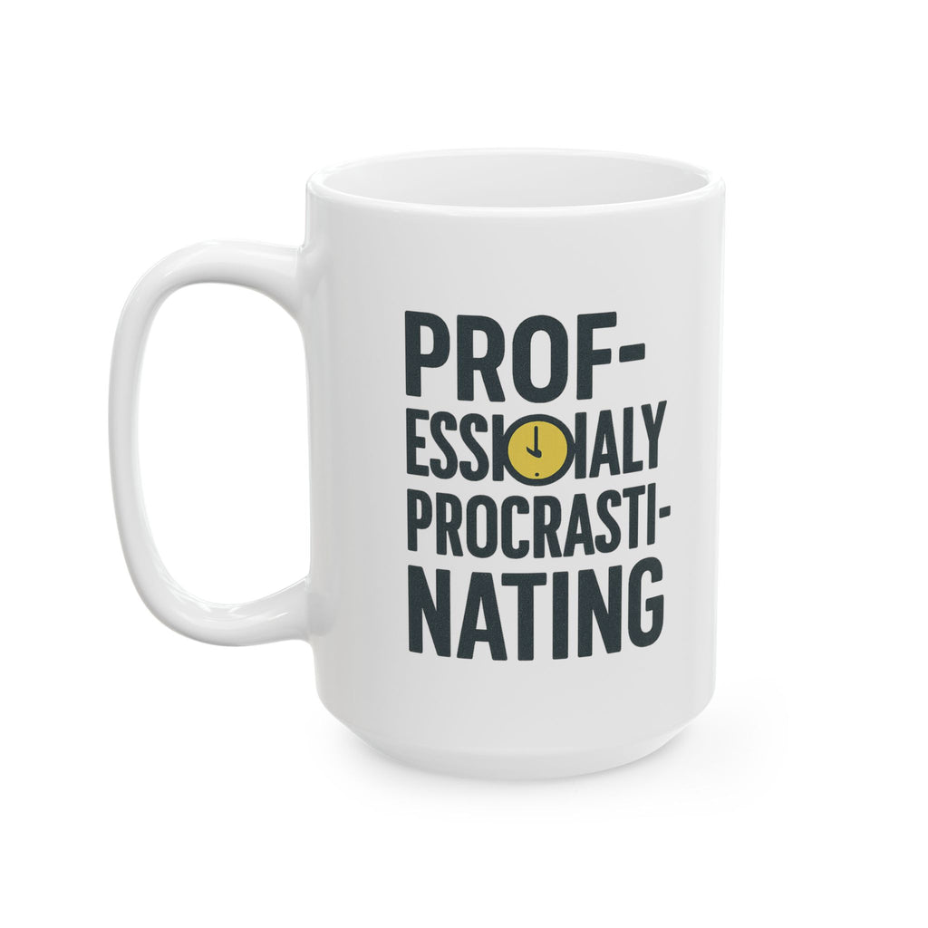 Professionally Procrastinating But With Coffee Coffee Mug | Coffee Lover Gift | Ceramic Mug