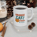 Orange Cat Energy All Day Coffee Mug | Funny Cat Lover Gift | Ceramic Mug
