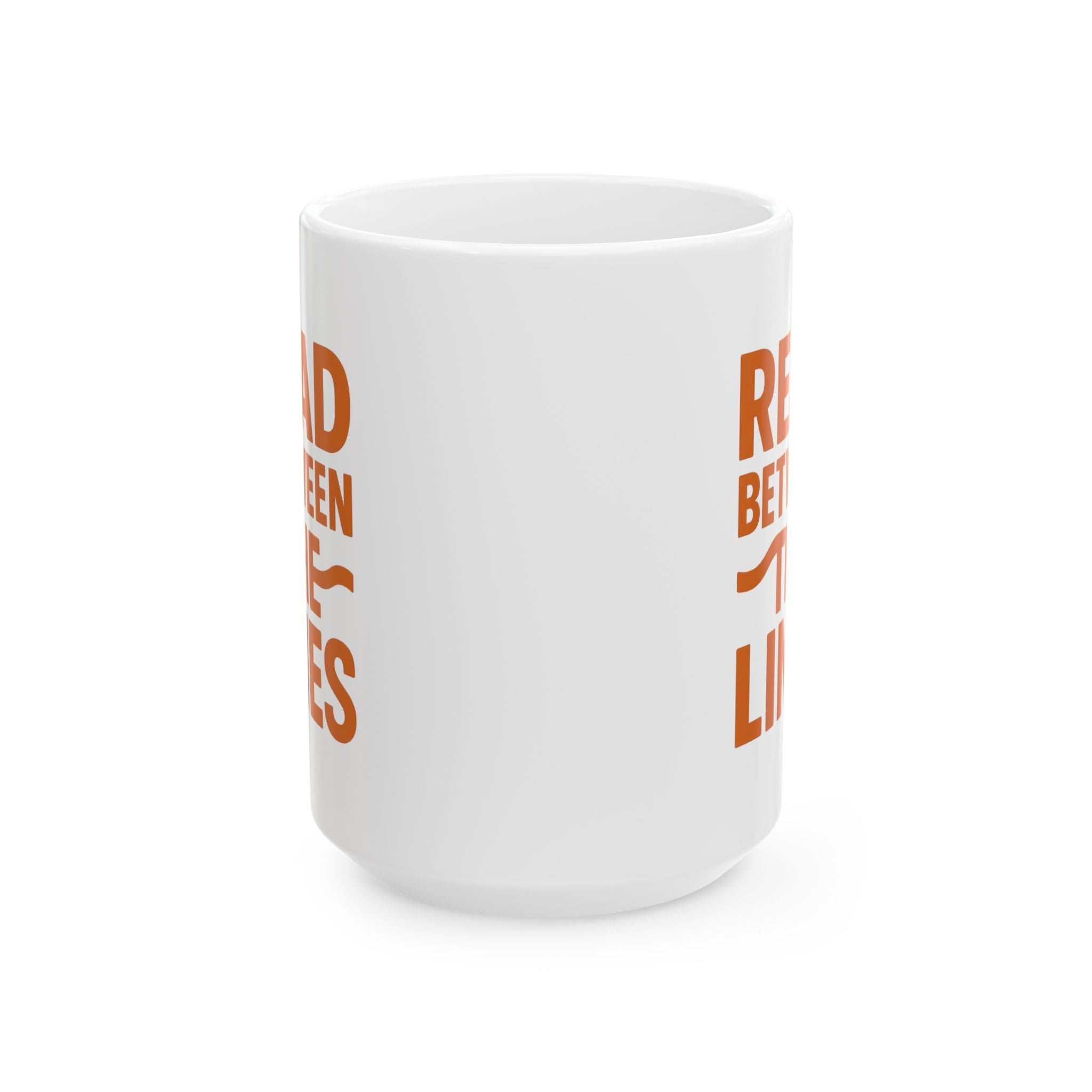 Dyslexic Thinker Read Between The Lines Coffee Mug | Unique Gift | Ceramic Mug