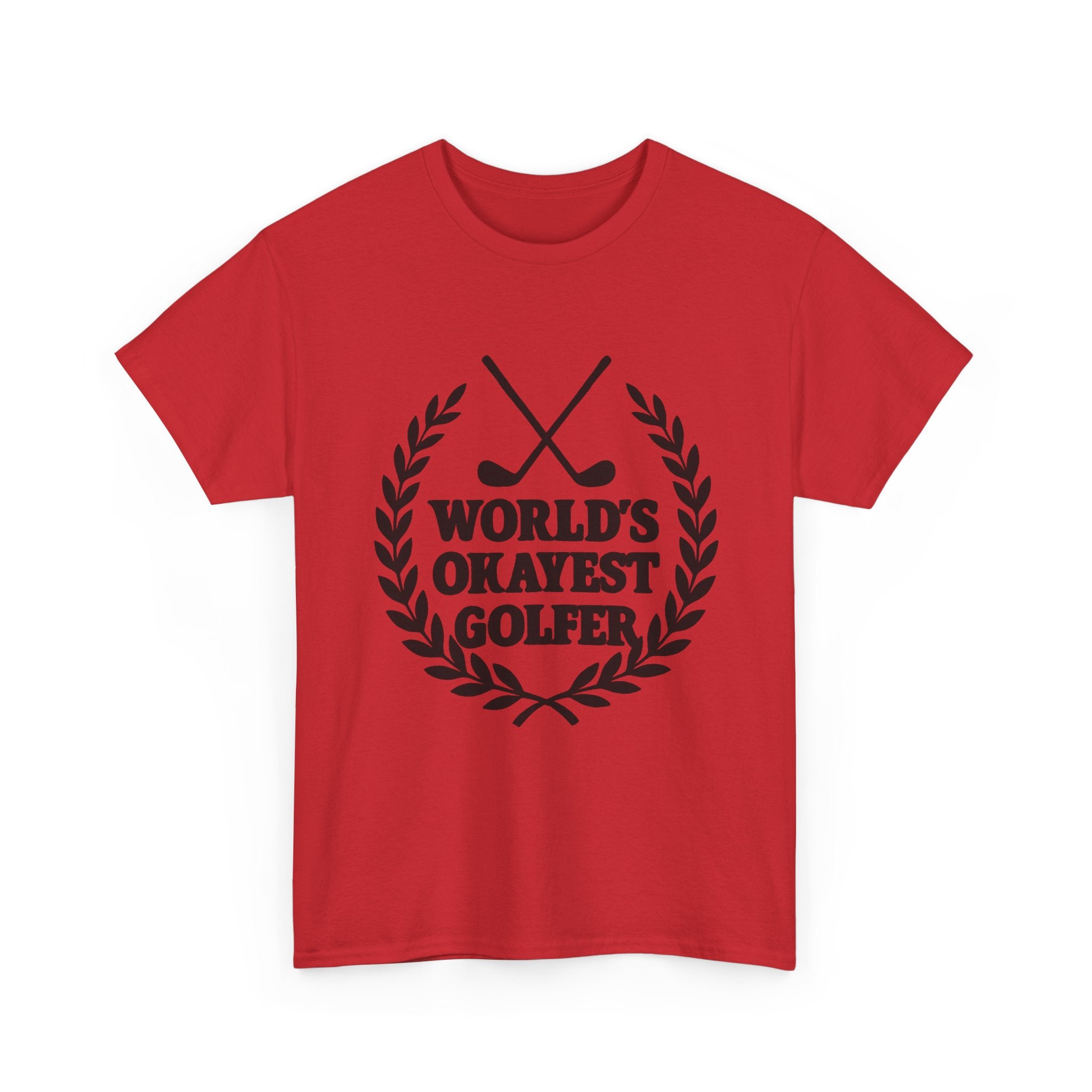 World's Okayest Golfer Sports T-Shirt | Golf Lover Gift | Graphic Tee