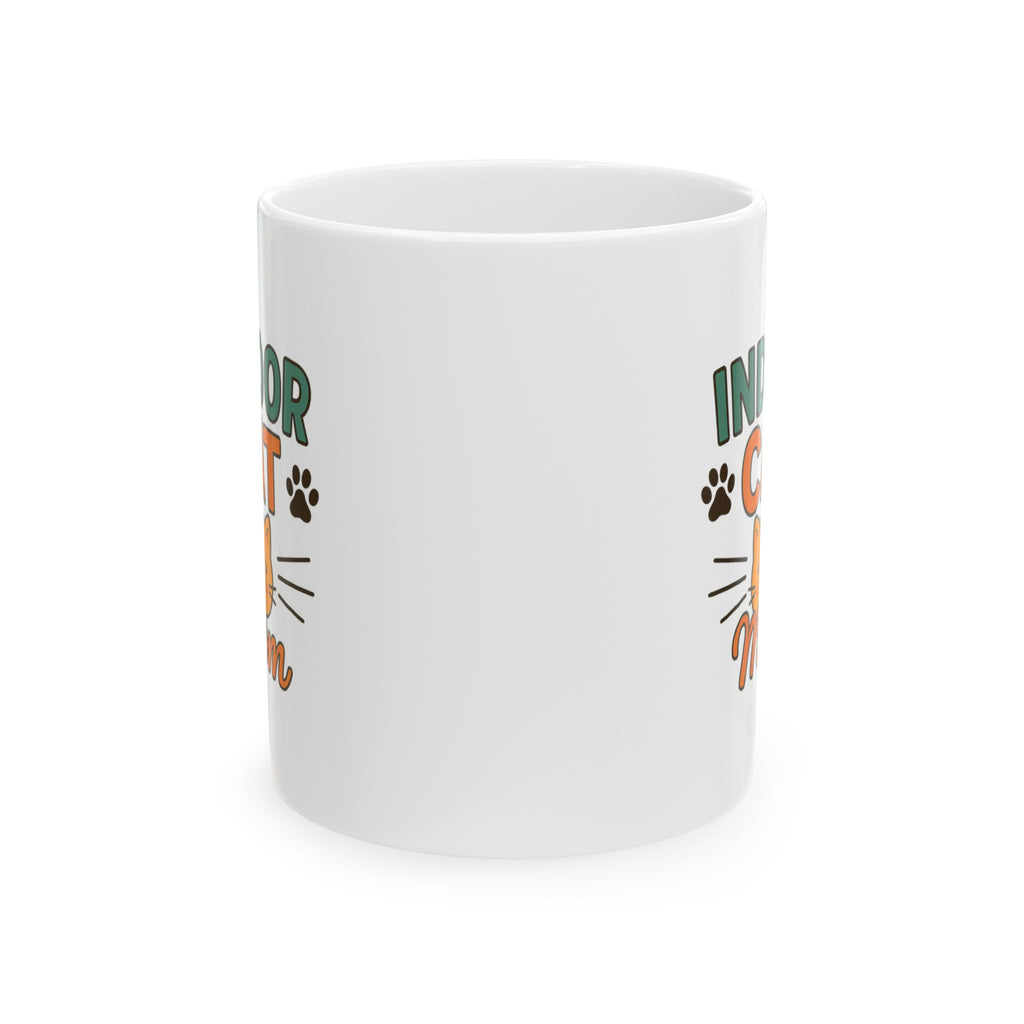 Homebody Cat Mom Club Coffee Mug | Indoor Cat Owner Gift | Ceramic Mug