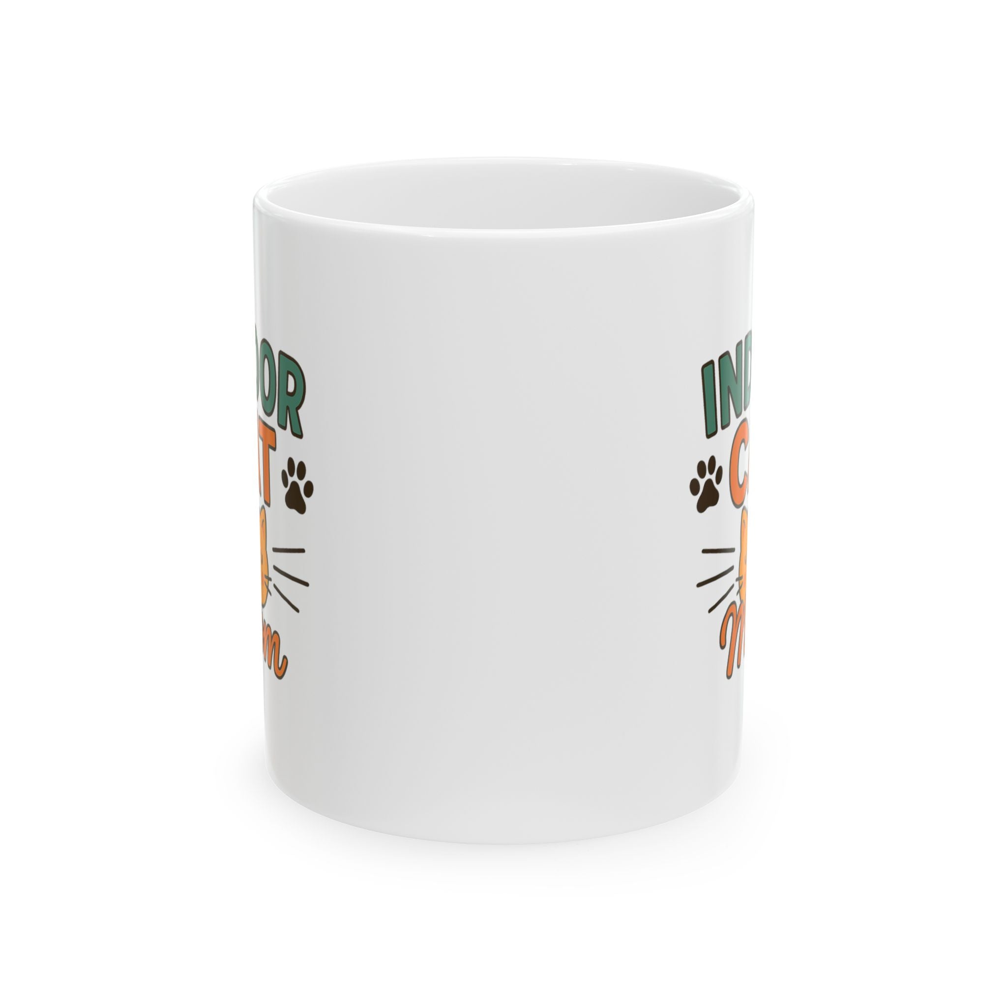 Homebody Cat Mom Club Coffee Mug | Indoor Cat Owner Gift | Ceramic Mug