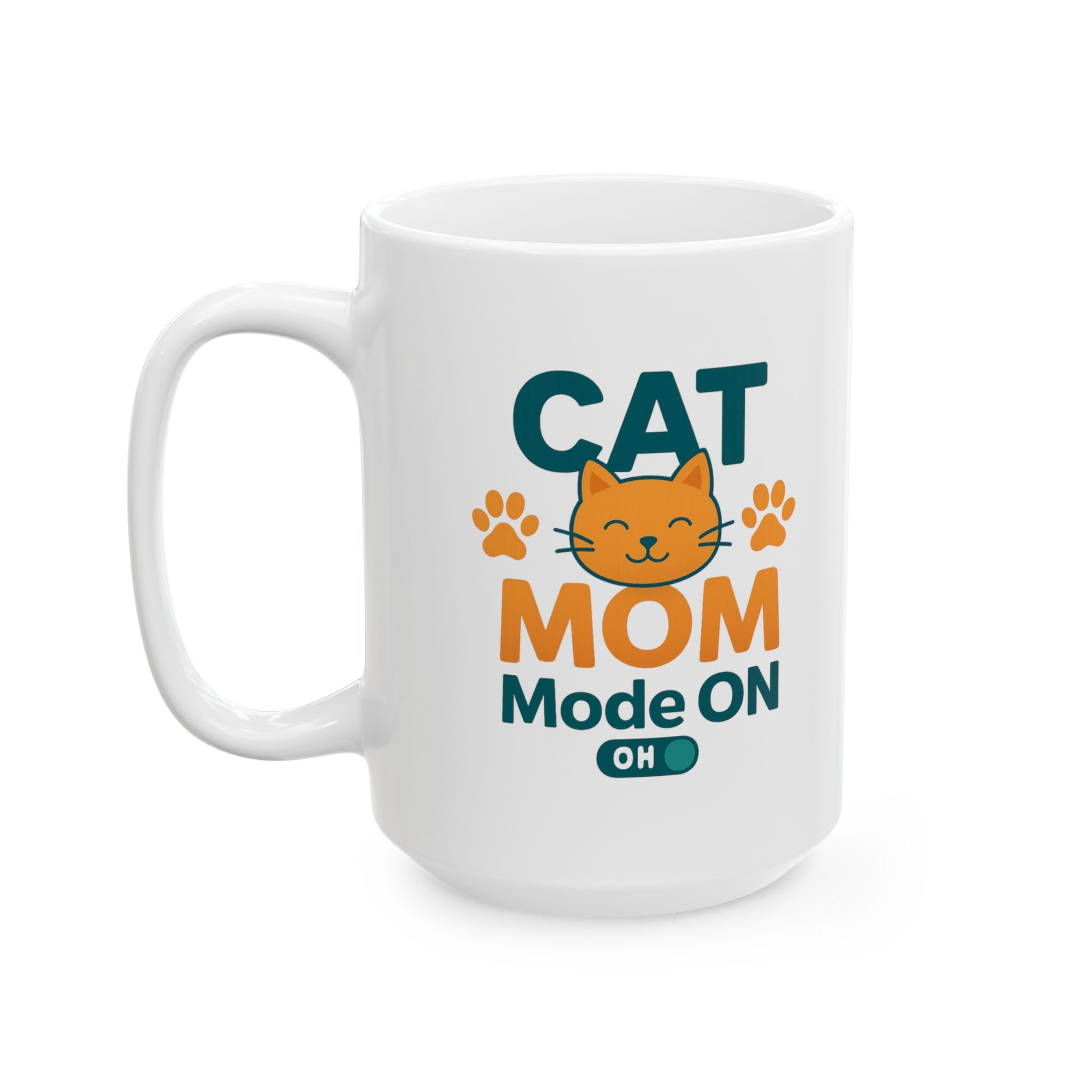 This Home Is Run By Cats Coffee Mug | Cat Mom Gift | Ceramic Mug