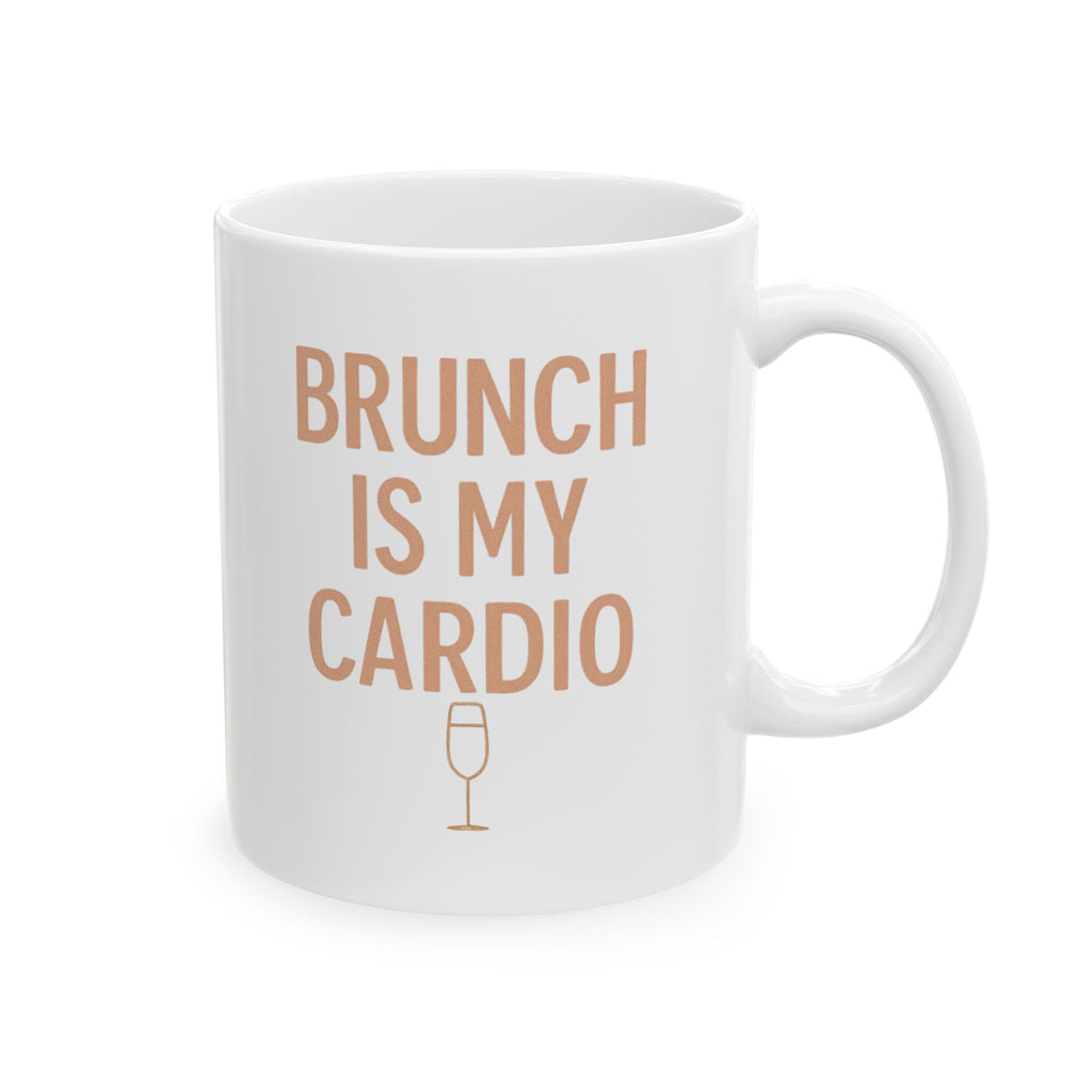 Brunch Is My Cardio Coffee Mug | Unique Gift | Ceramic Mug
