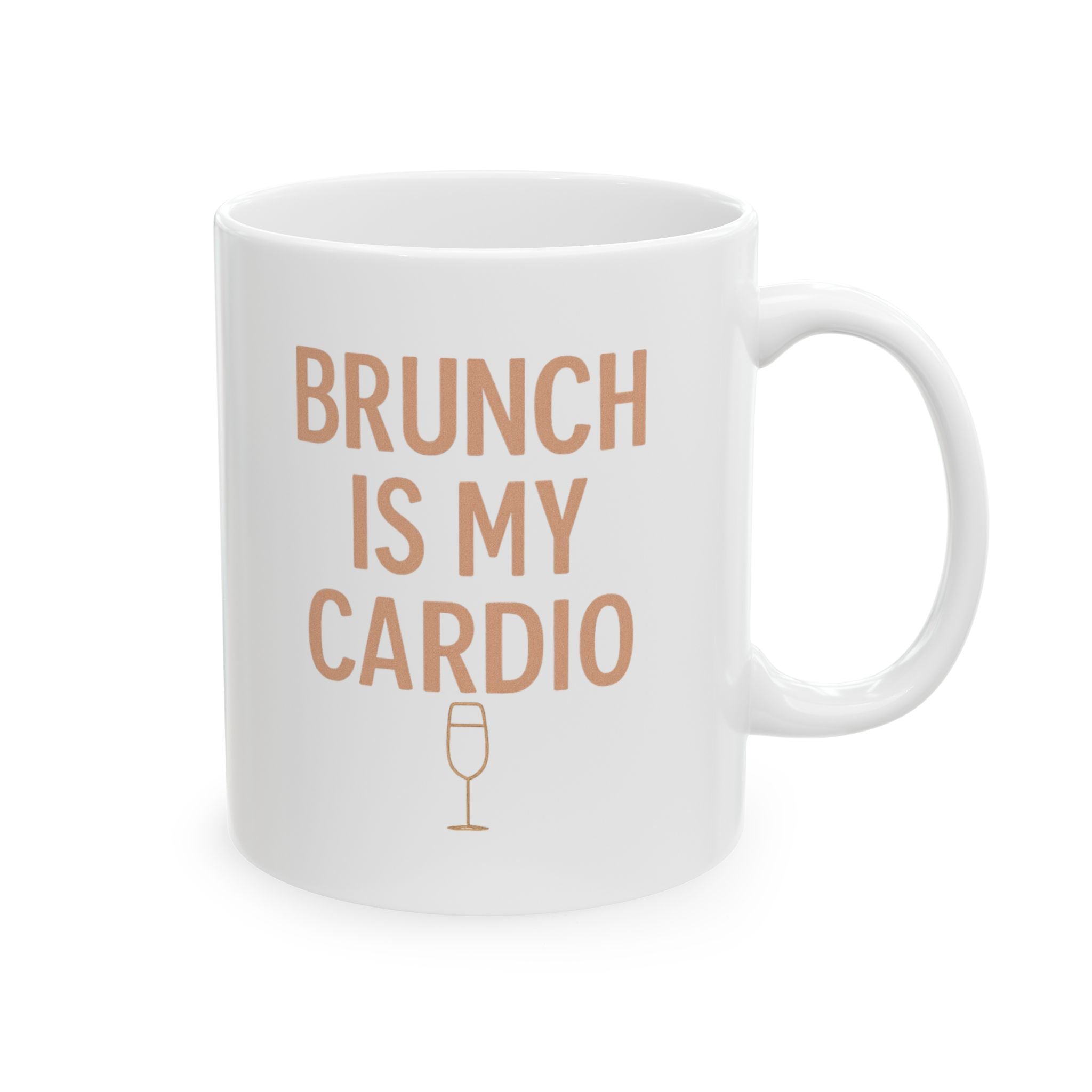 Brunch Is My Cardio Coffee Mug | Unique Gift | Ceramic Mug