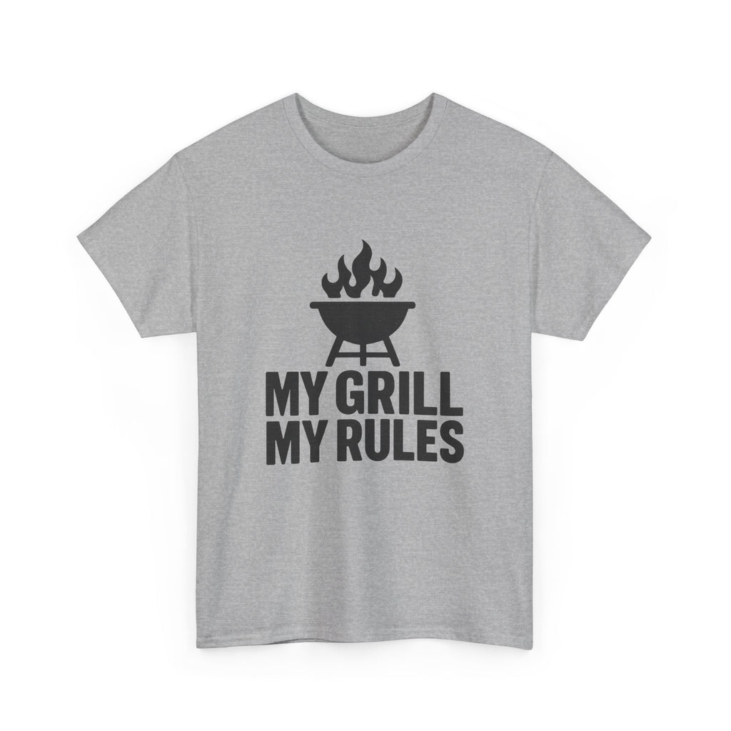 BBQ Rules My Grill My Rules Dad T-Shirt | Gift for Dad | Graphic Tee