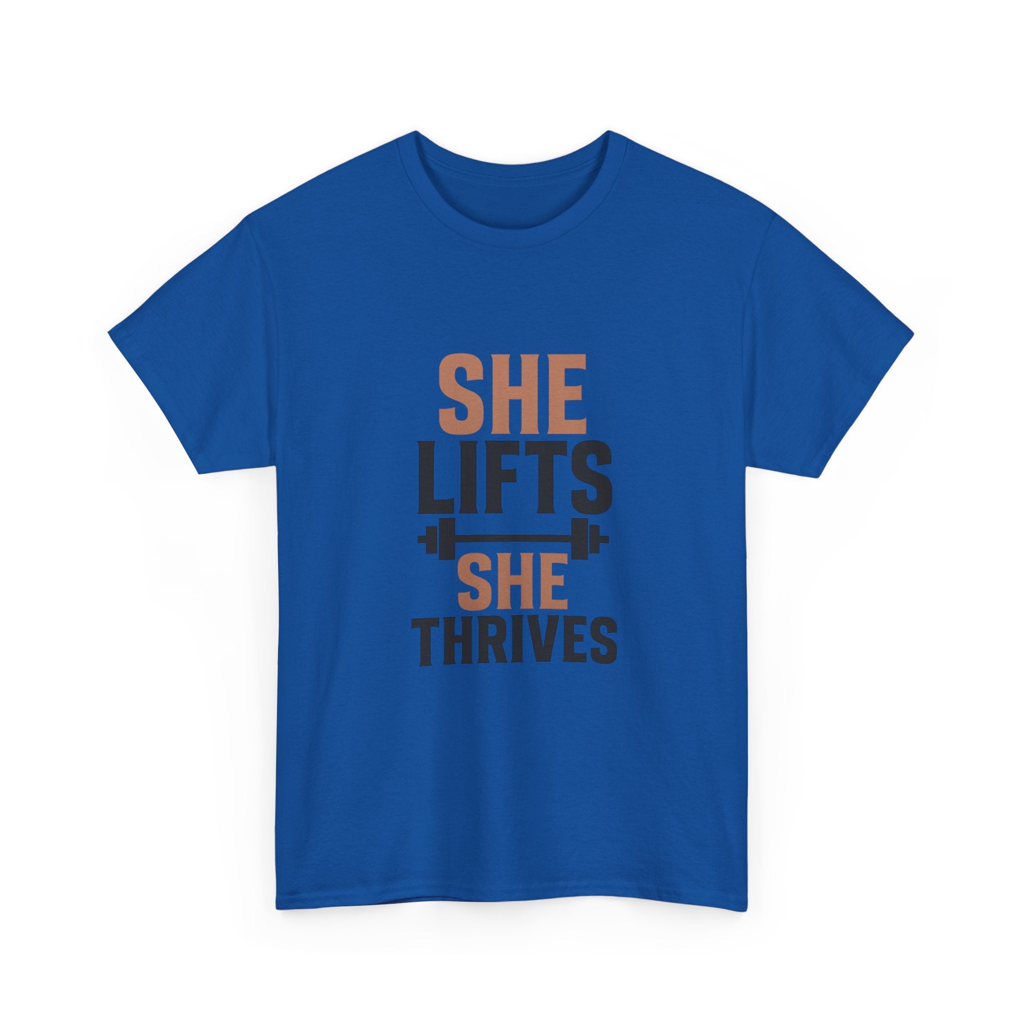 She Lifts She Thrives T-Shirt | Unique Gift | Graphic Tee