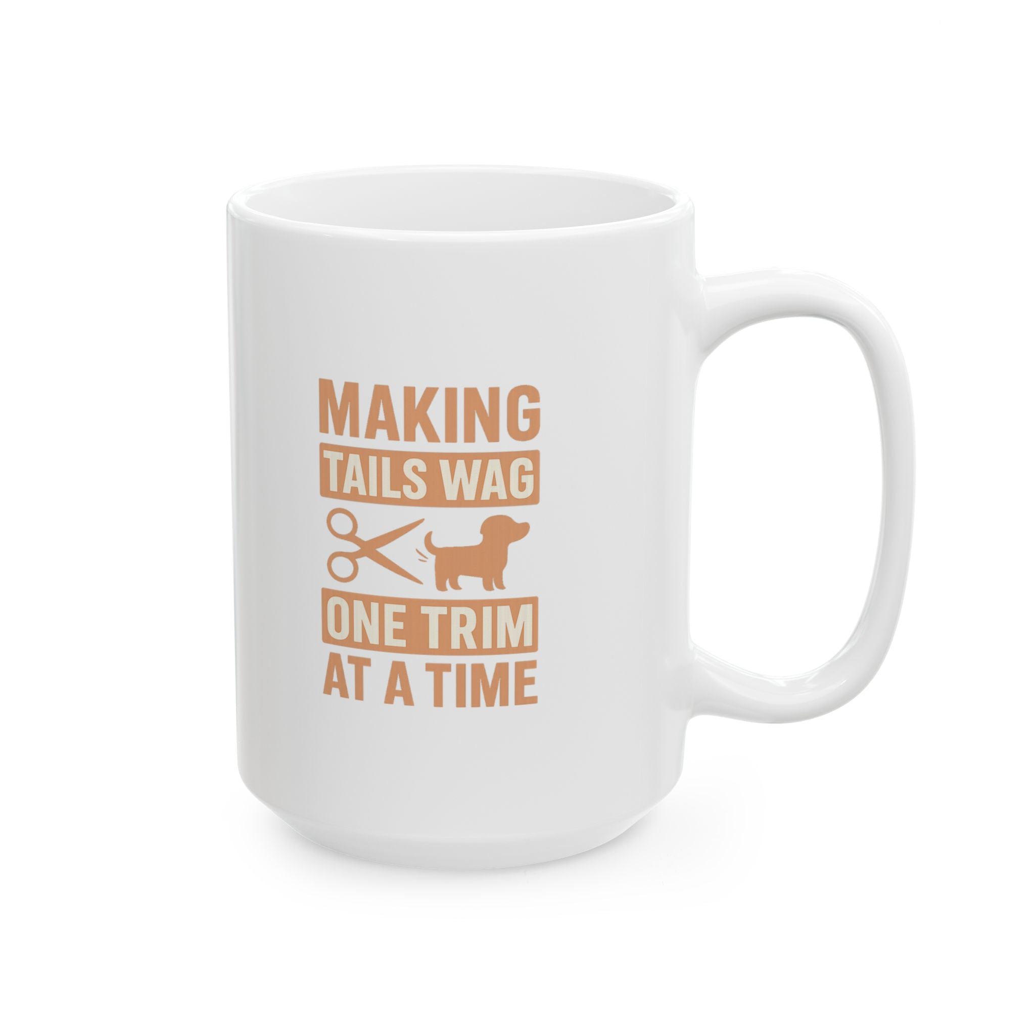 Groomer Making Tails Wag One Trim At A Time Coffee Mug | Unique Gift | Ceramic Mug