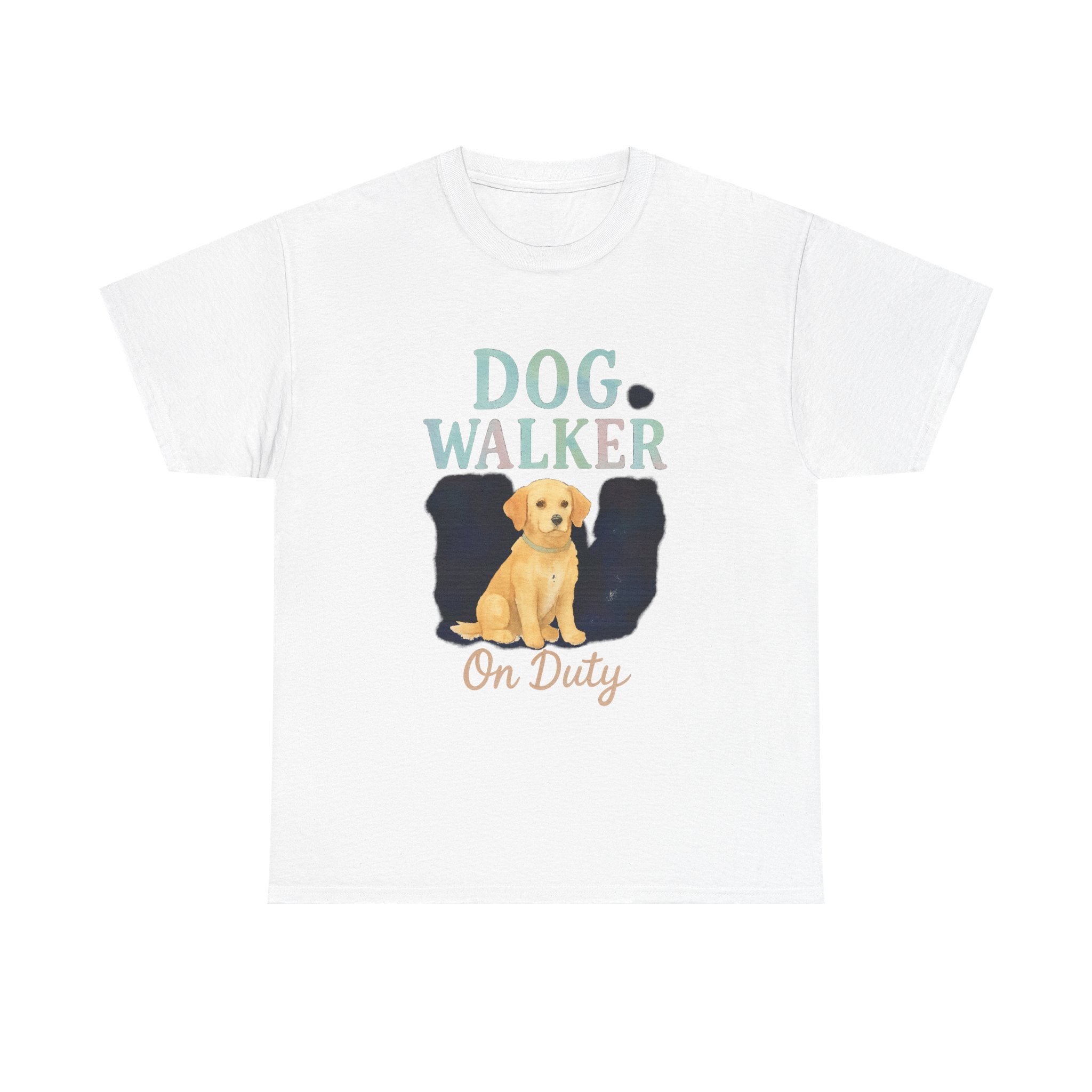 Dog Walker Powered By Coffee T-Shirt | Dog Walker Gift | Graphic Tee