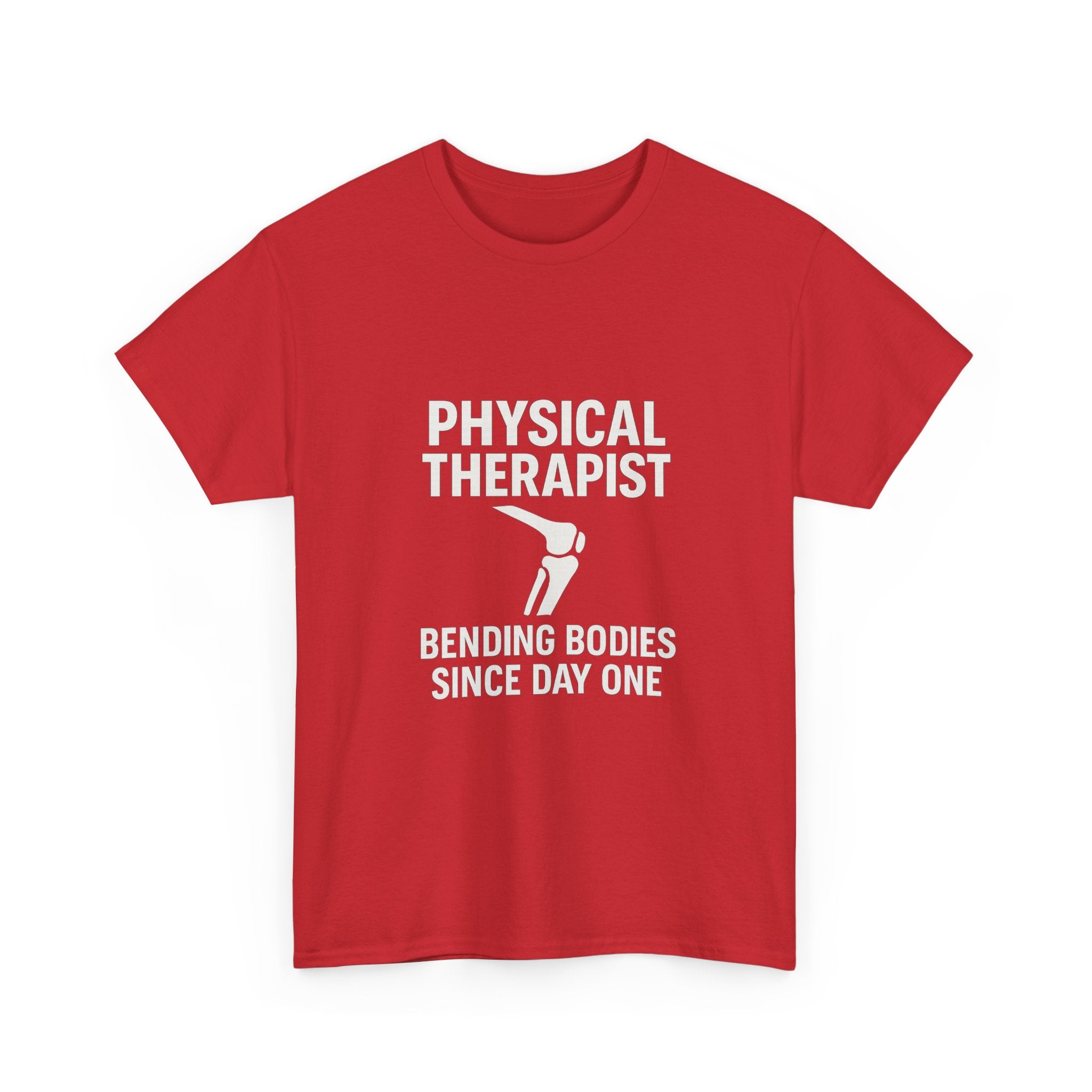 Physical Therapist Bending Bodies Since Day One T-Shirt | Unique Gift | Graphic Tee