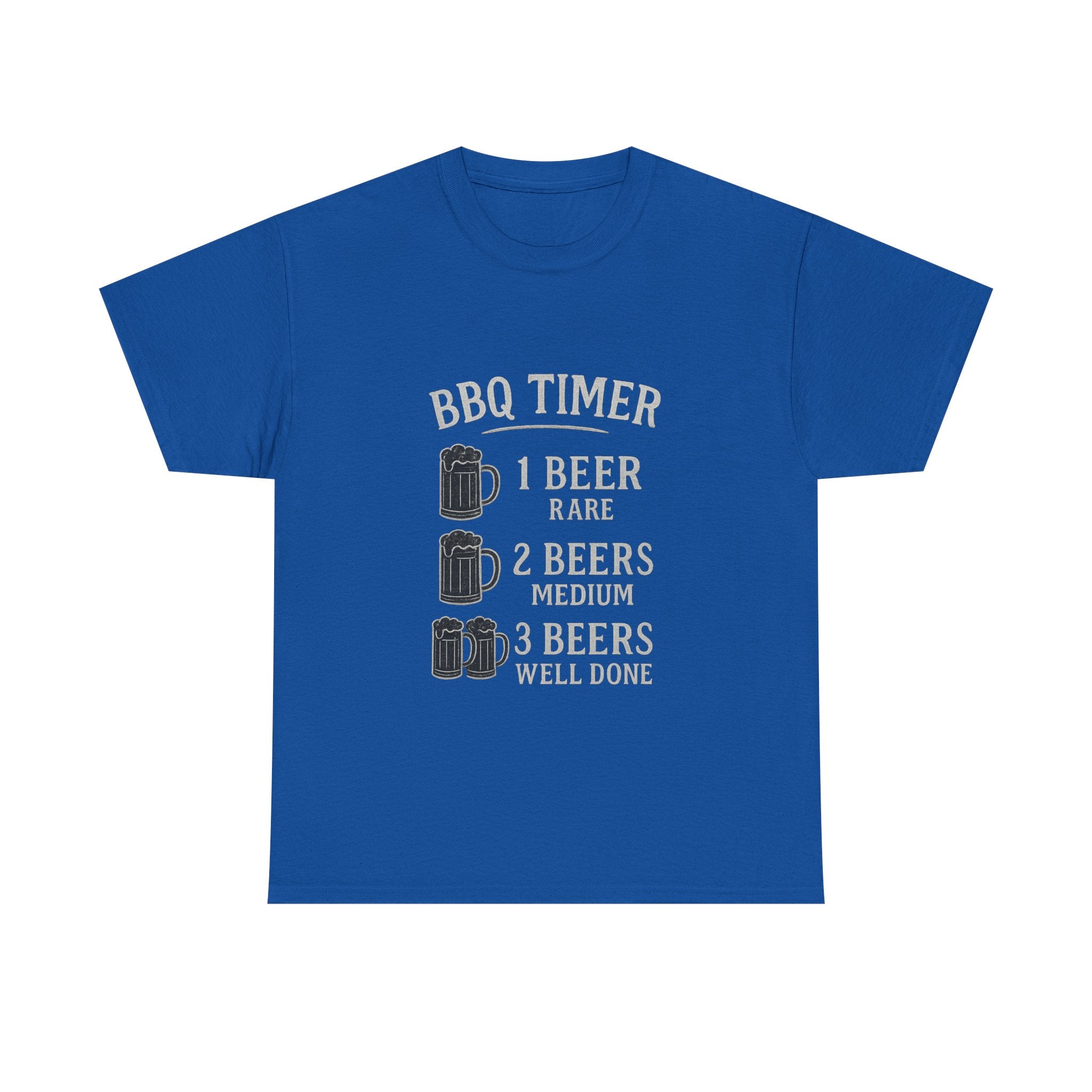 BBQ Timer Beer Drinking Grilling T-Shirt | Unique Gift | Graphic Tee