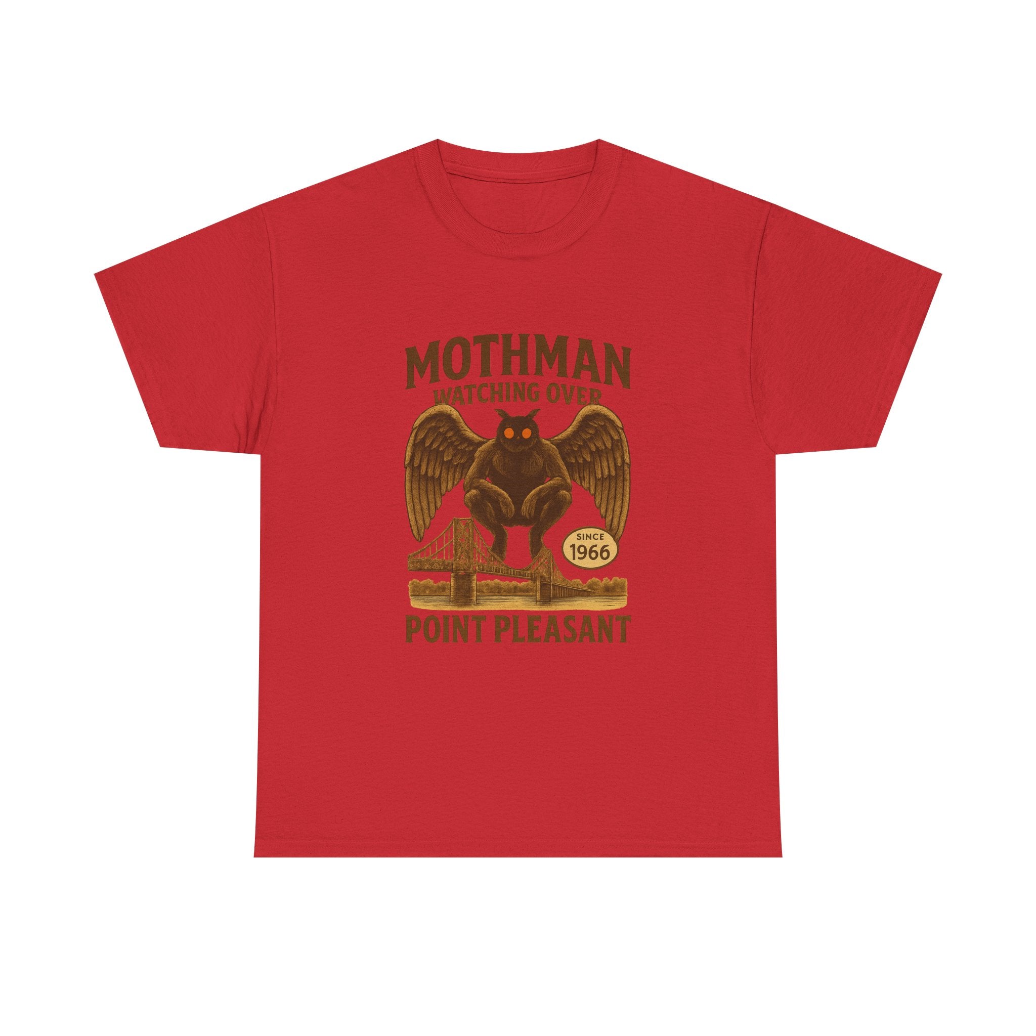 Mothman Watching Over Point Pleasant Since 1966 T-Shirt | Unique Gift | Graphic Tee