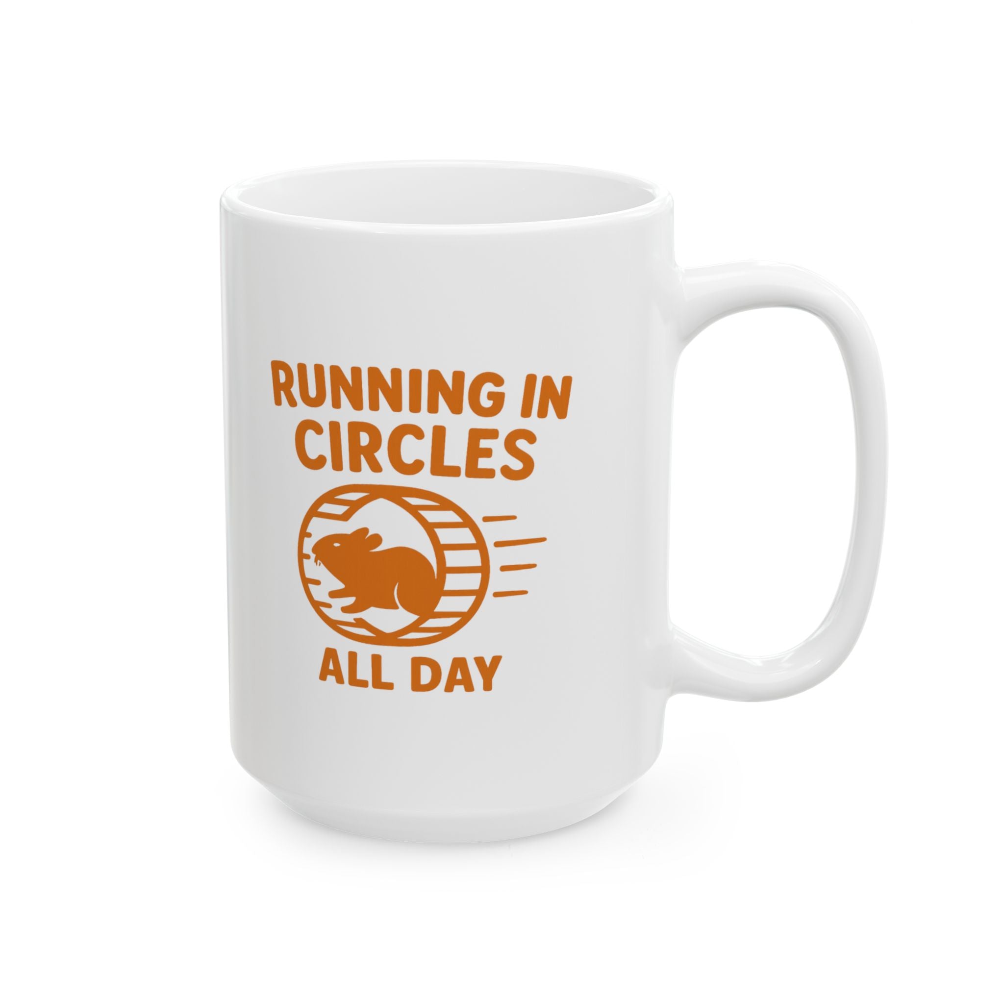 Hamster Mom Running In Circles All Day Coffee Mug | Gift for Mom | Ceramic Mug