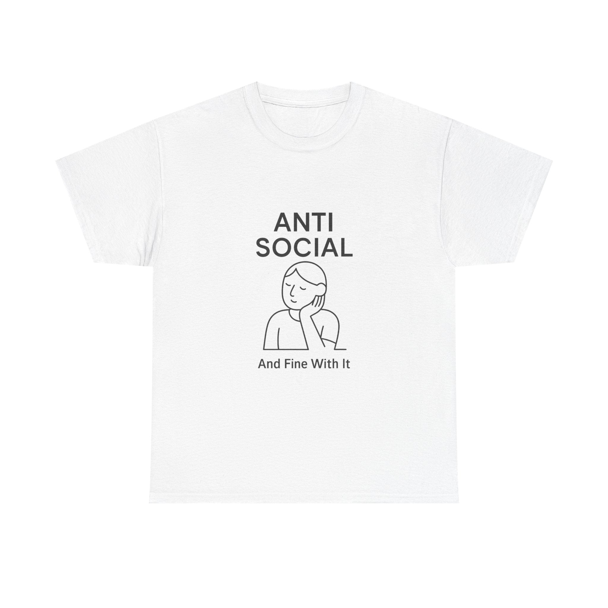 Social Battery Empty Anti Social Mode T-Shirt | Introvert Humor | Graphic Tee