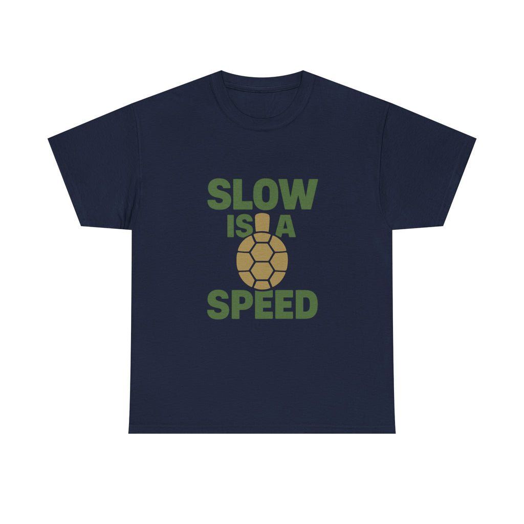 Turtle Dad Slow Is A Speed T-Shirt | Gift for Dad | Graphic Tee