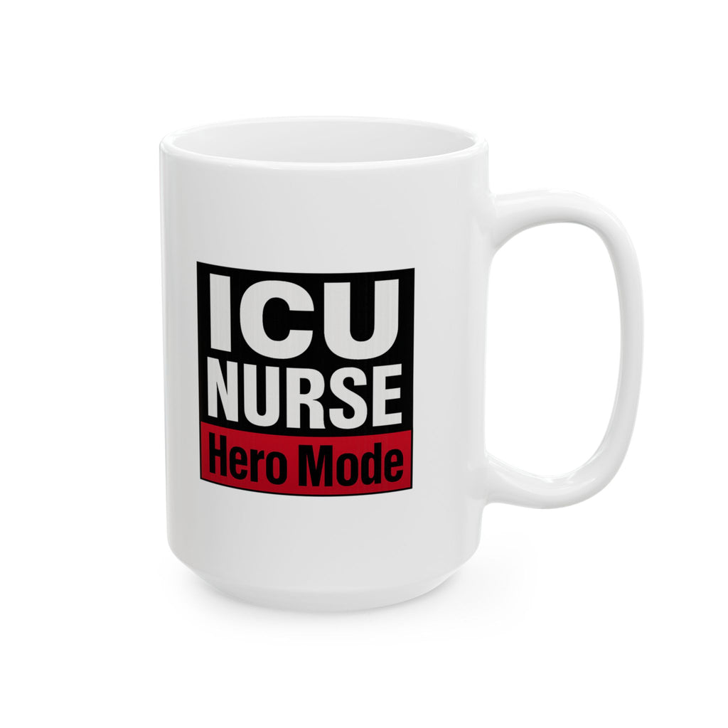 ICU Nurse Because Badass Is Not A Job Title Coffee Mug | ICU Nurse Gift | Ceramic Mug