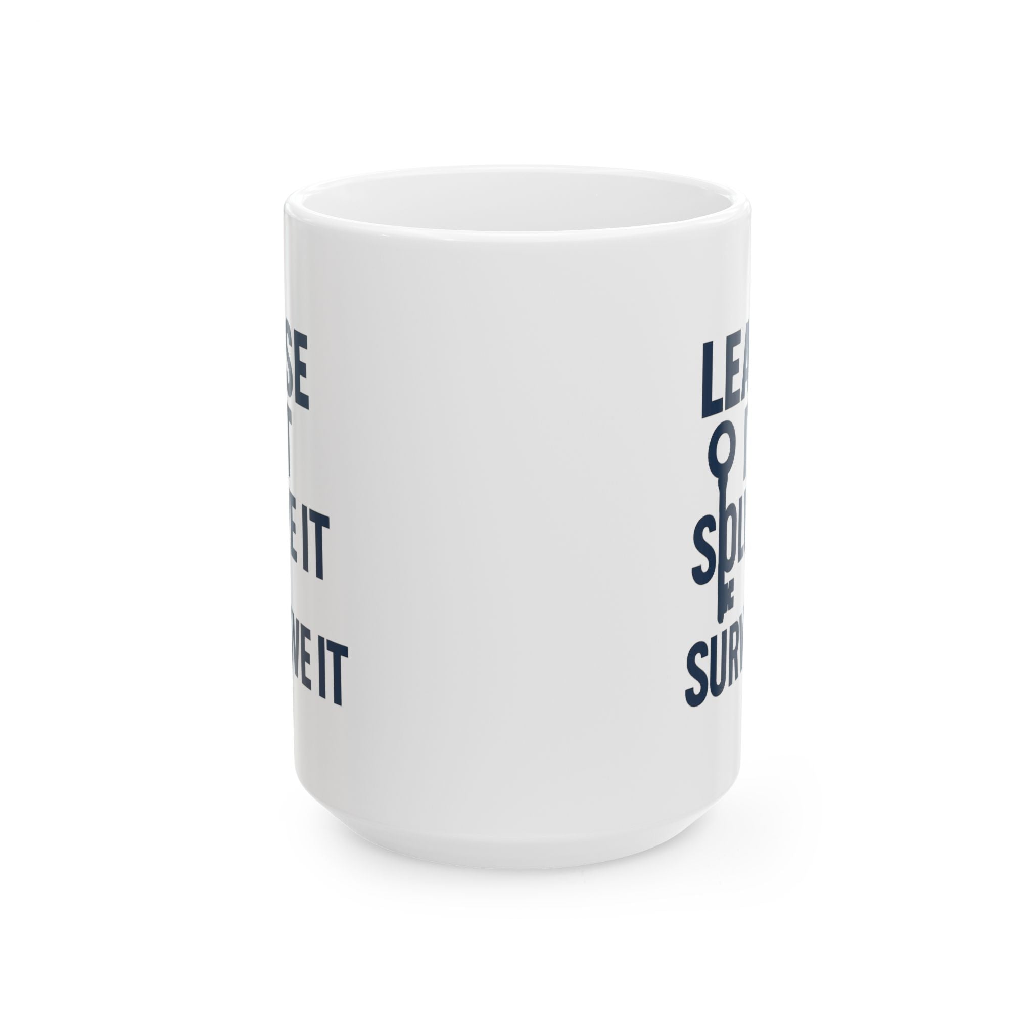 Property Manager Lease It Solve It Survive It Coffee Mug | Unique Gift | Ceramic Mug
