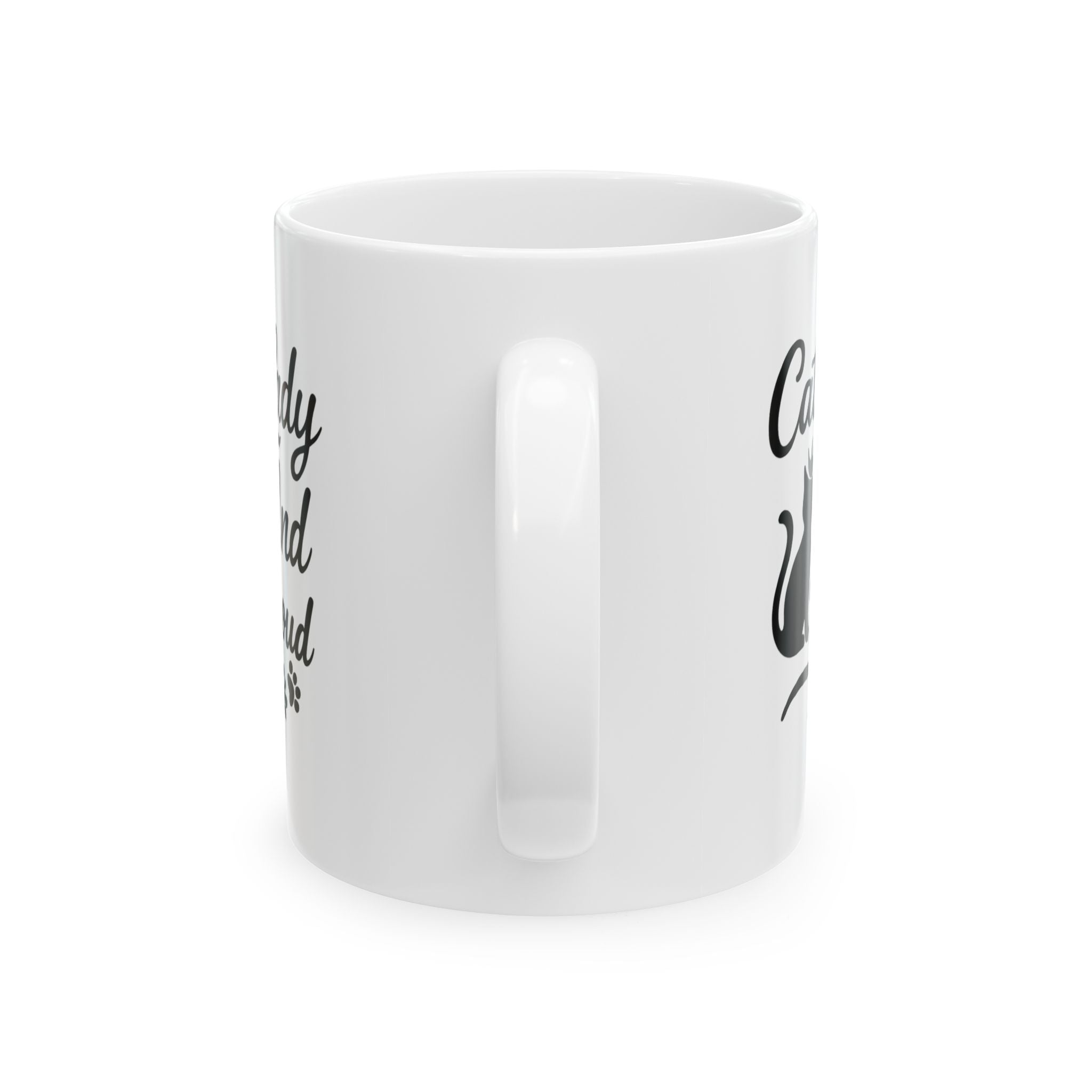 Cat Lady And Proud Coffee Mug | Cat Lover Gift | Ceramic Mug