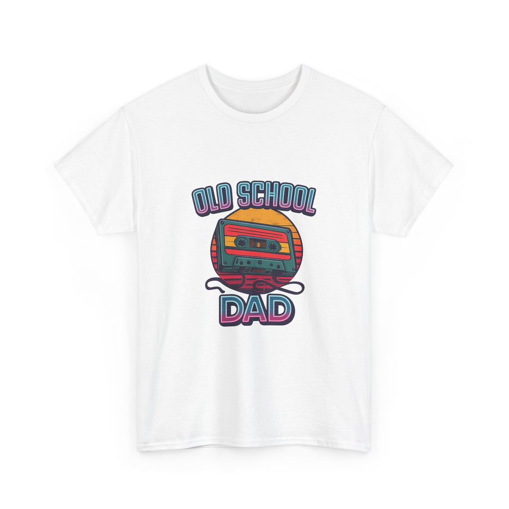 Old School Dad Cassette Tape Retro T-Shirt | Gift for Dad | Graphic Tee