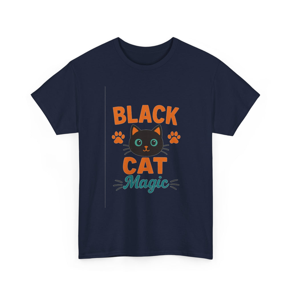Black Cat Familiar Vibes T-Shirt | Cat Witch Humor Gift | Graphic Tee