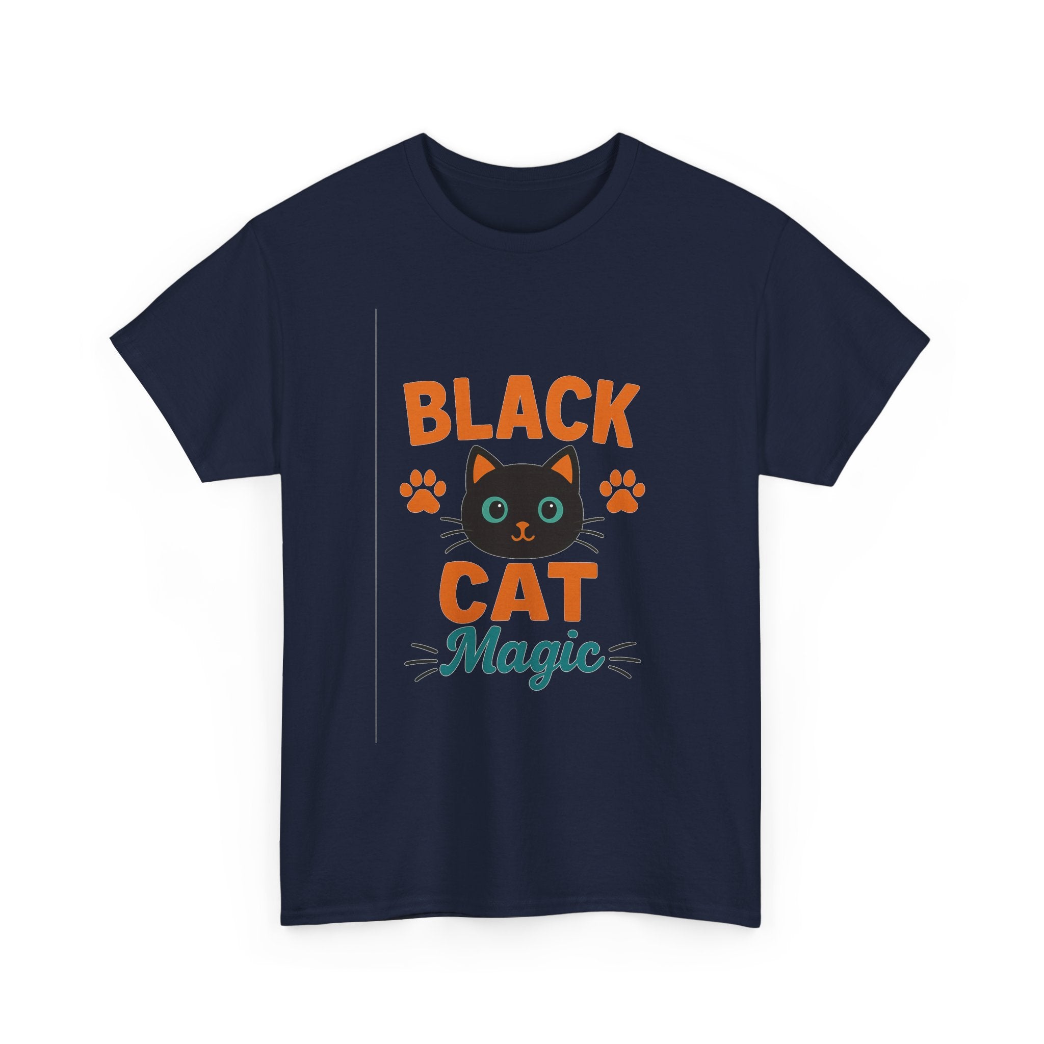 Black Cat Familiar Vibes T-Shirt | Cat Witch Humor Gift | Graphic Tee