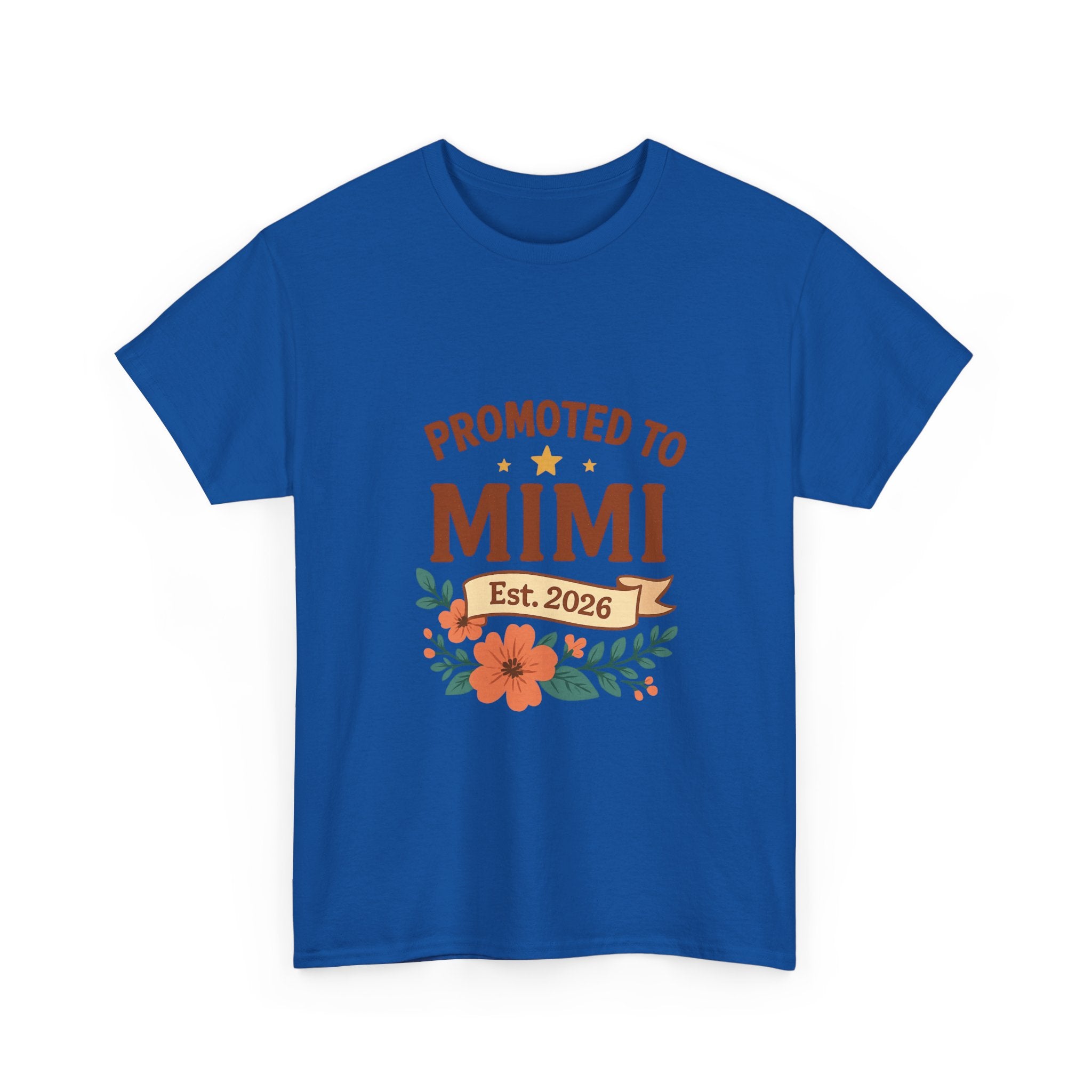 Promoted To Mimi Est 2026 Grandmother T-Shirt | Unique Gift | Graphic Tee