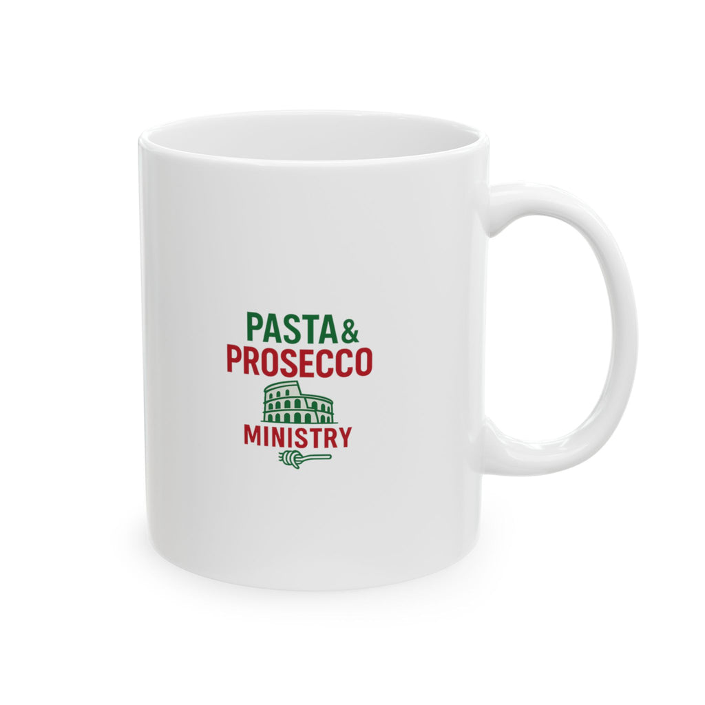 Italy Dreamer Pasta And Prosecco Ministry Coffee Mug | Unique Gift | Ceramic Mug