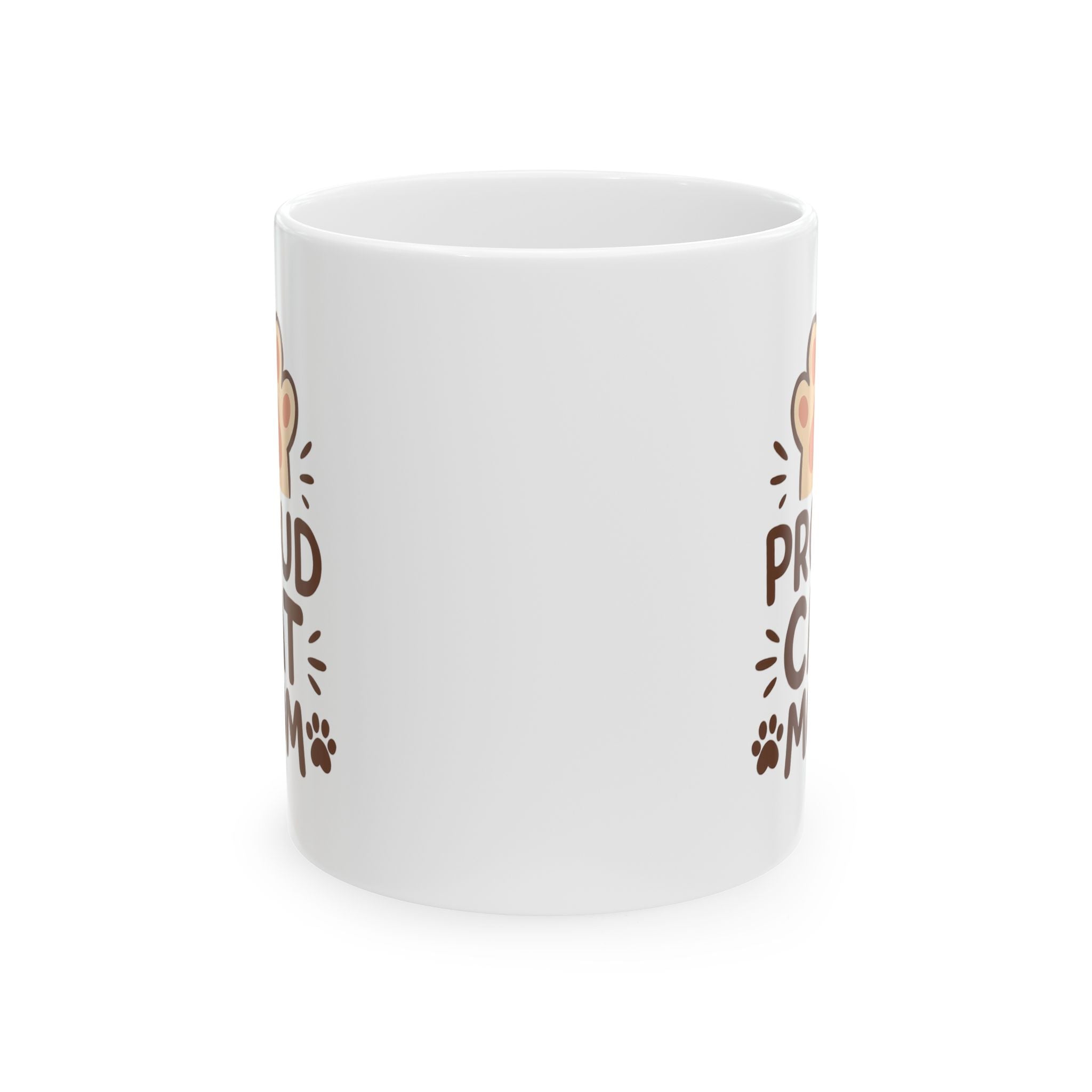 Proud Cat Mom Coffee Mug | Cat Lover Gift | Ceramic Mug