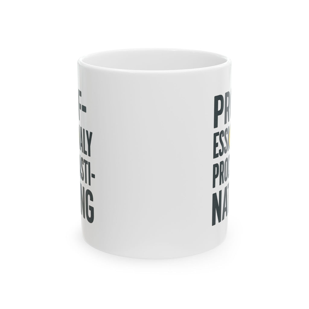 Professionally Procrastinating But With Coffee Coffee Mug | Coffee Lover Gift | Ceramic Mug