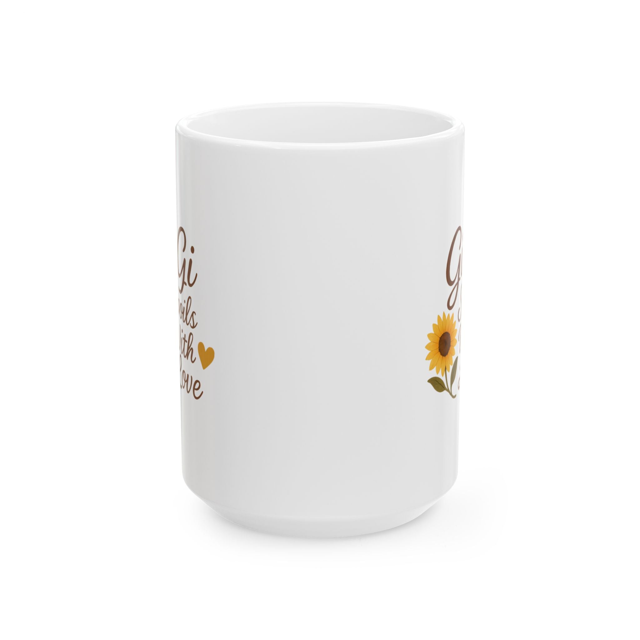 Gigi Spoils With Love Grandmother Coffee Mug | Unique Gift | Ceramic Mug