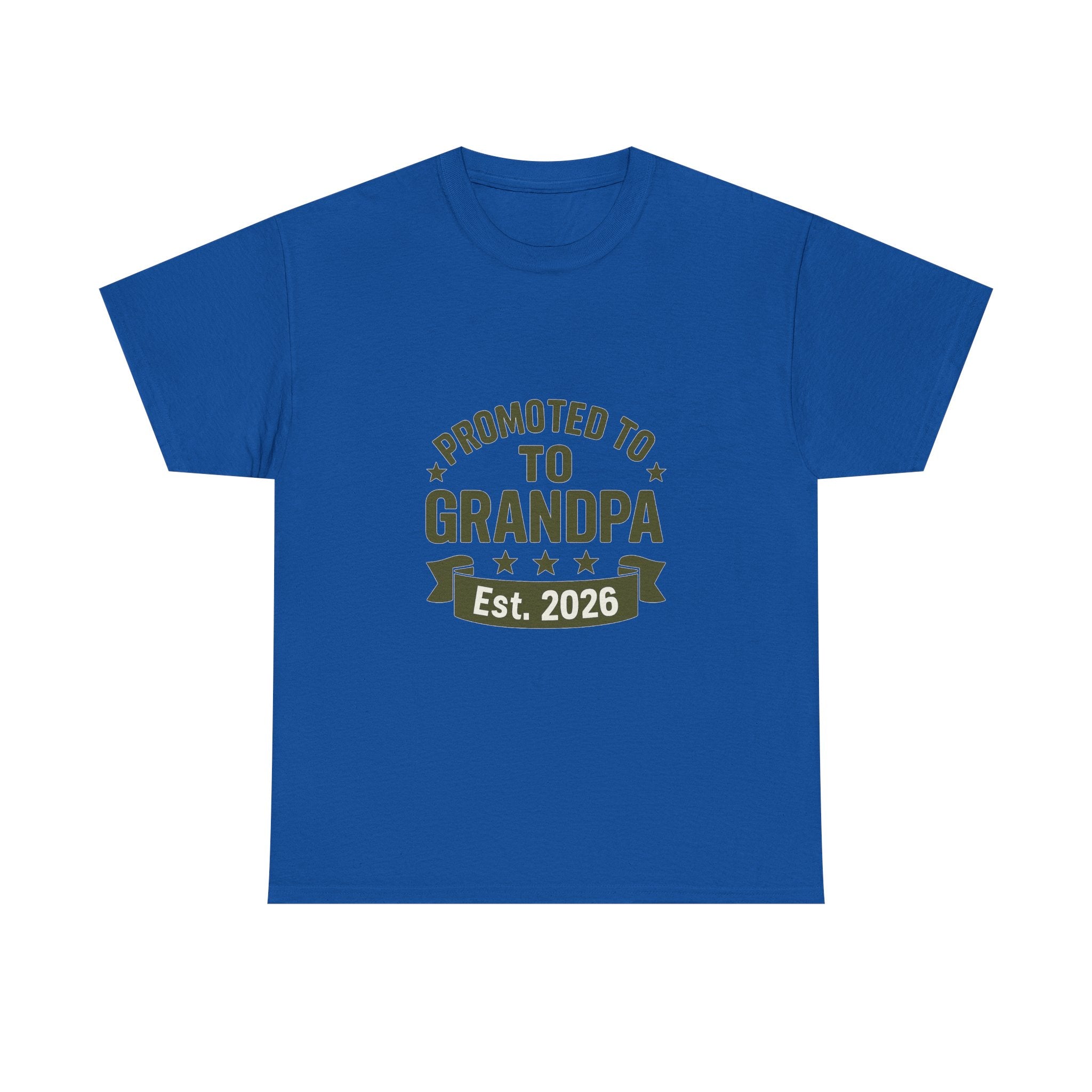 Promoted To Grandpa Est 2026 T-Shirt | Gift for Grandpa | Graphic Tee