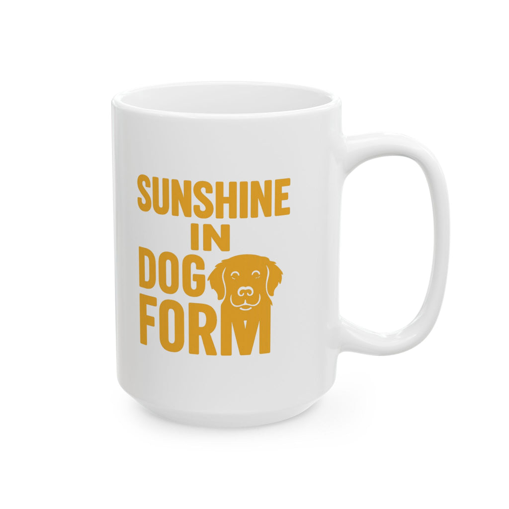 Golden Retriever Mom Sunshine In Dog Form Coffee Mug | Dog Lover Gift | Ceramic Mug