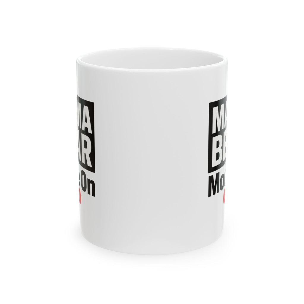 Growl Before Coffee Mama Bear Vibes Coffee Mug | Funny Mom Humor | Ceramic Mug