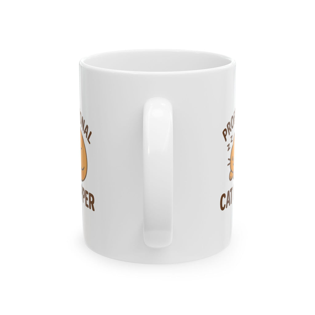 Professional Cat Napper Coffee Mug | Cat Lover Gift | Ceramic Mug