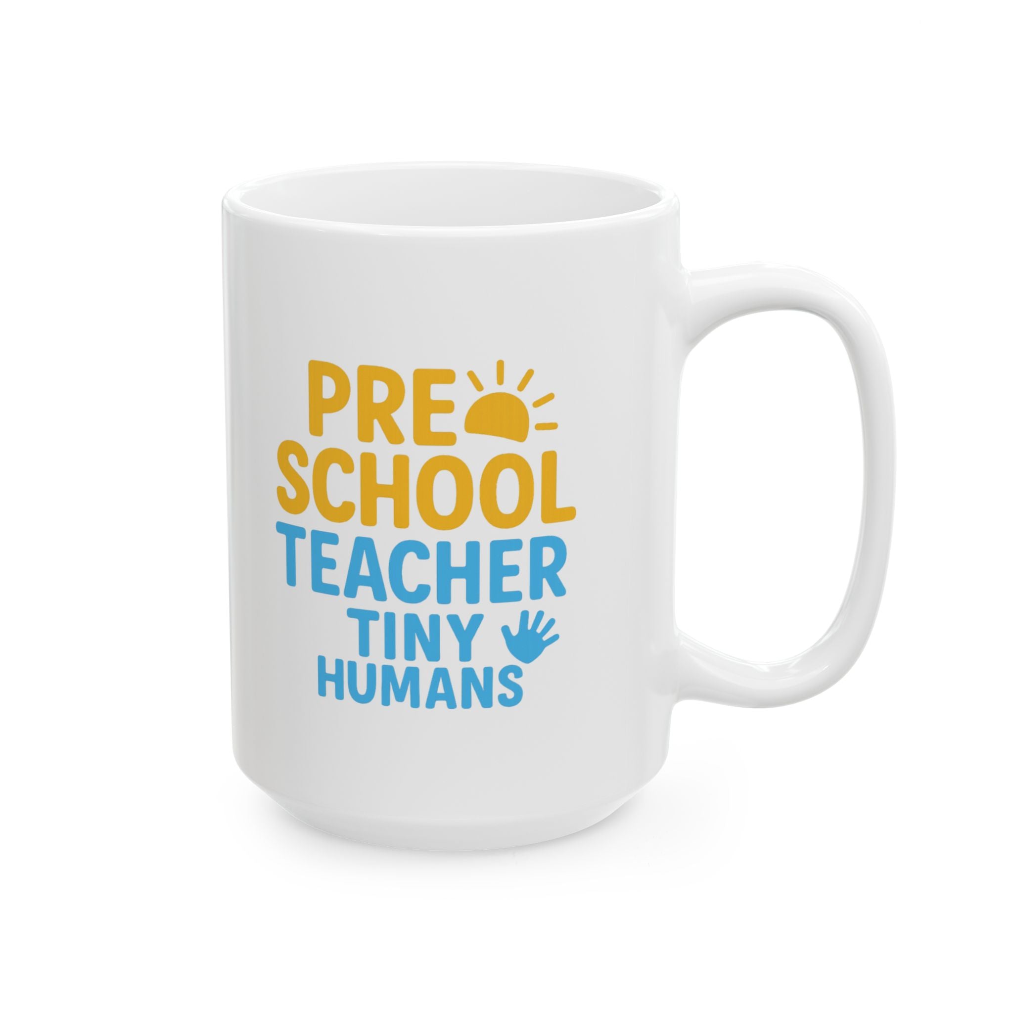 Preschool Teacher Tiny Humans Enormous Patience Coffee Mug | Teacher Gift | Ceramic Mug