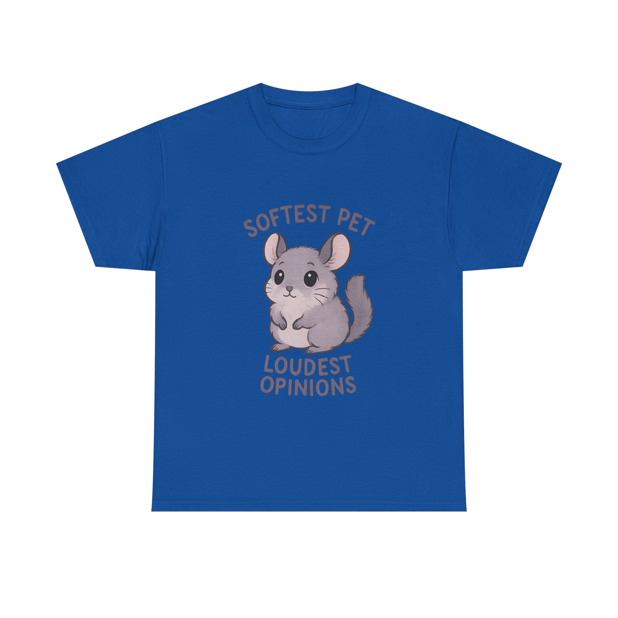 Chinchilla Mom Softest Pet Loudest Opinions T-Shirt