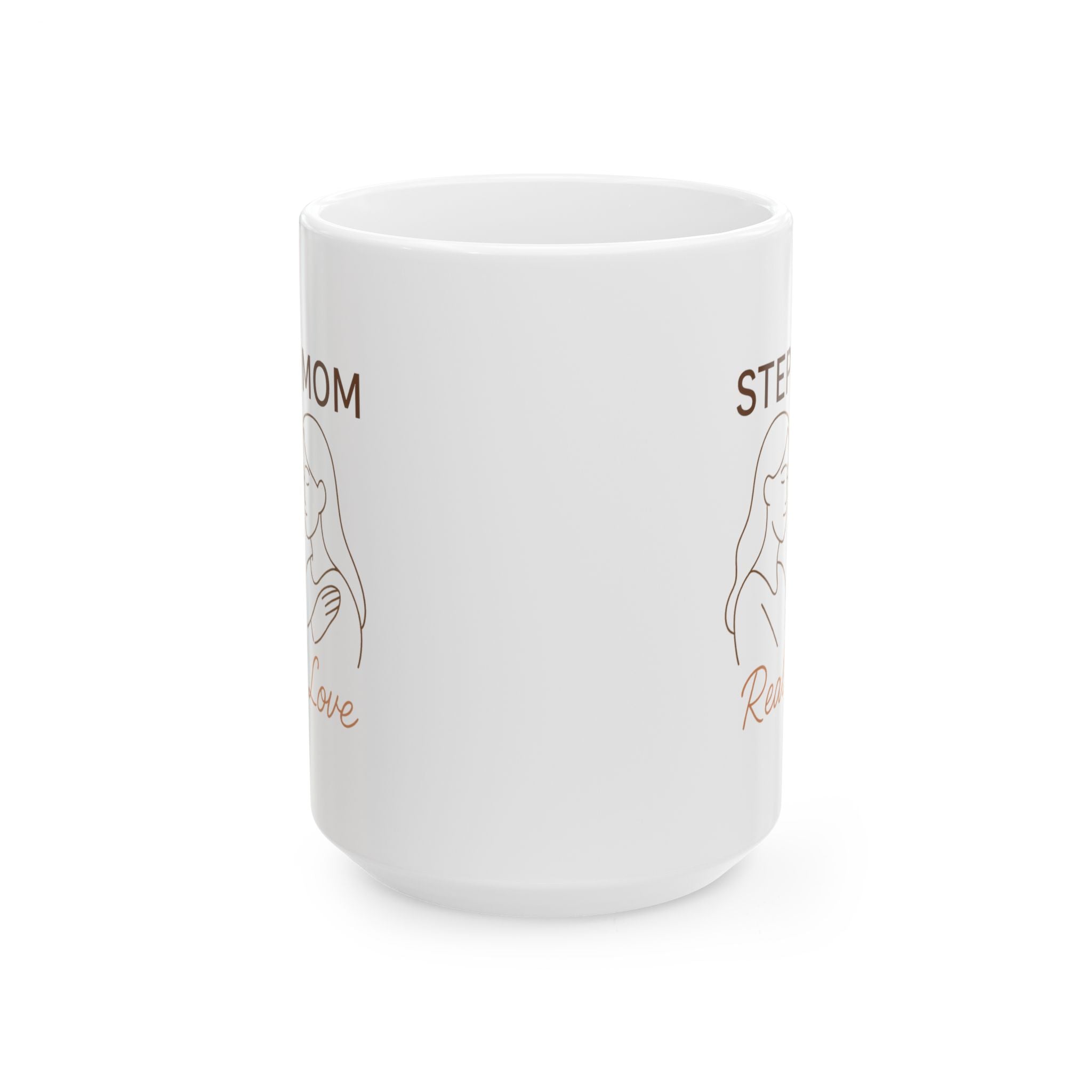 Stepmom Love Is Real Love Coffee Mug | Blended Family Gift | Ceramic Mug
