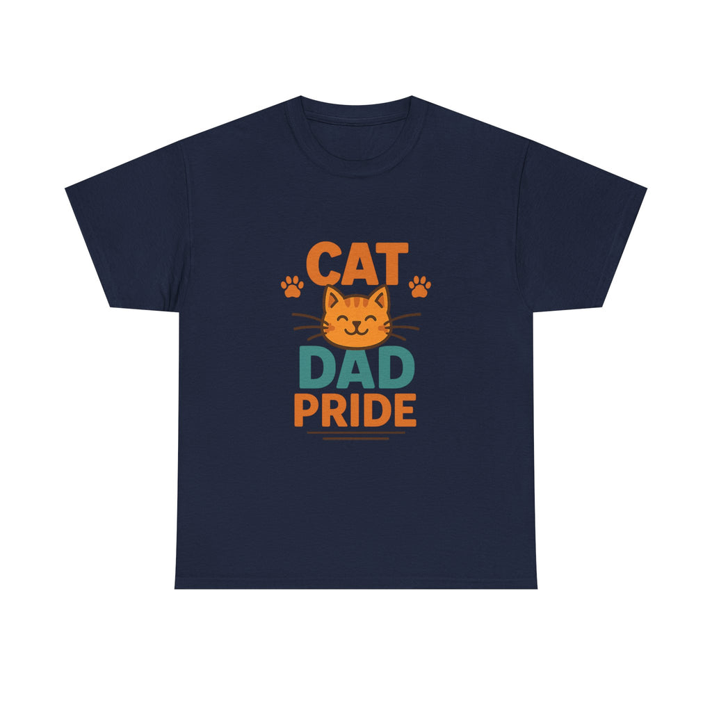 Cat Dad Just Here For The Cats T-Shirt | Cat Humor Gift | Graphic Tee