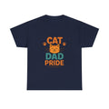 Cat Dad Just Here For The Cats T-Shirt | Cat Humor Gift | Graphic Tee