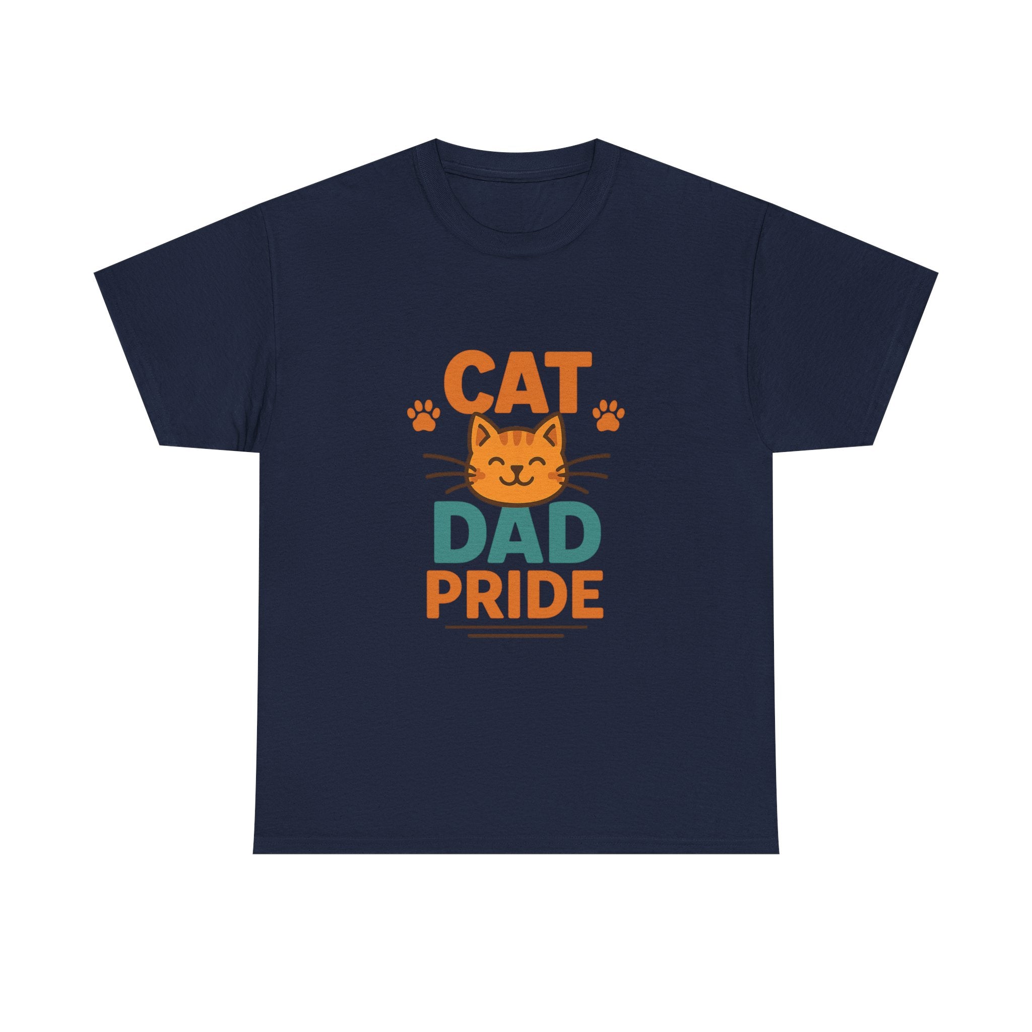 Cat Dad Just Here For The Cats T-Shirt | Cat Humor Gift | Graphic Tee