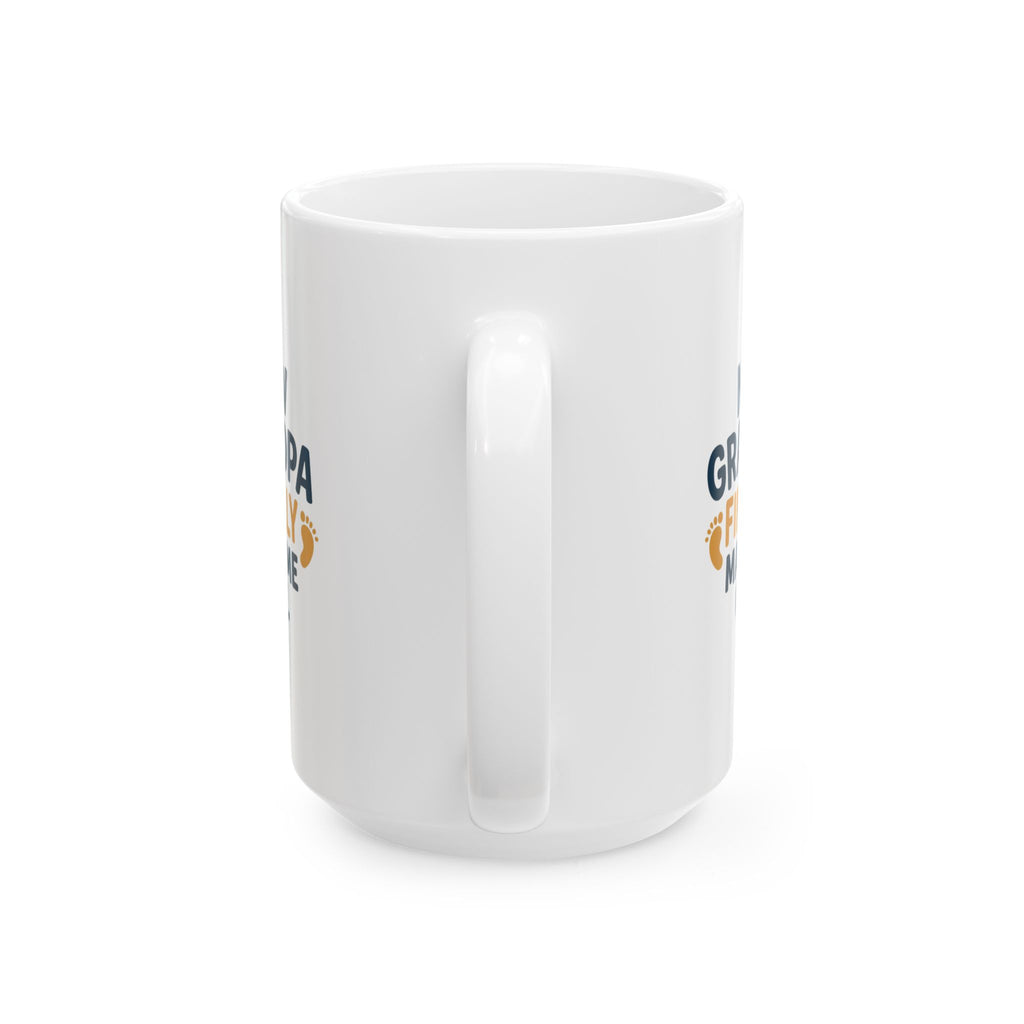 New Grandpa They Finally Made Me One Coffee Mug | Gift for Grandpa | Ceramic Mug