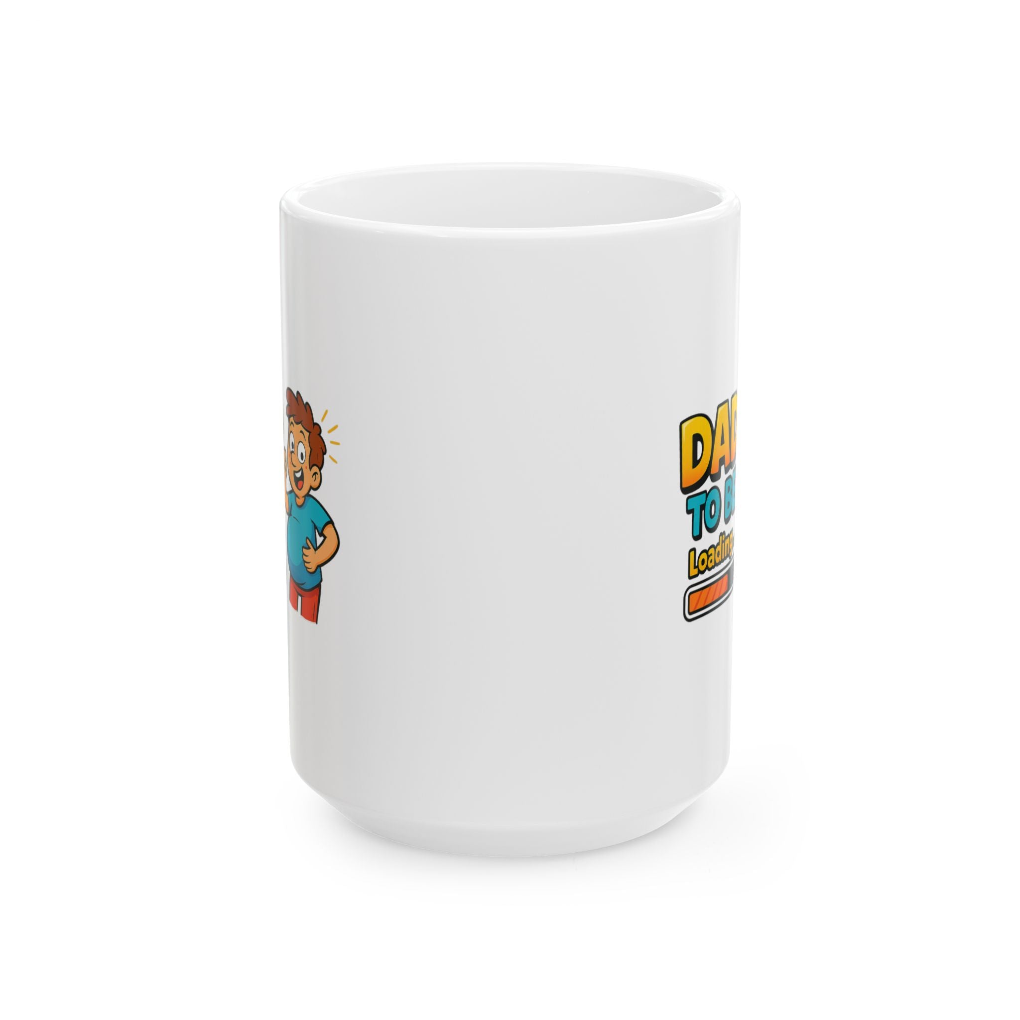 Future Dad Leveling Up Coffee Mug | Expecting Father Gift | Ceramic Mug