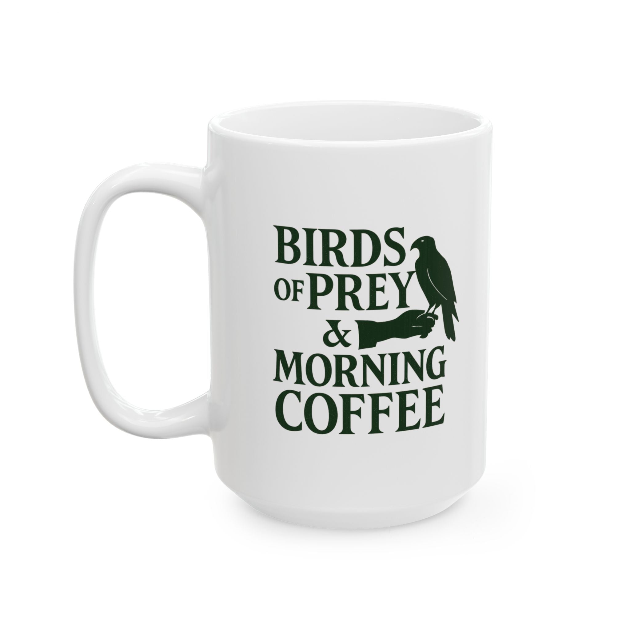 Falconer Birds Of Prey And Morning Coffee Coffee Mug | Coffee Lover Gift | Ceramic Mug